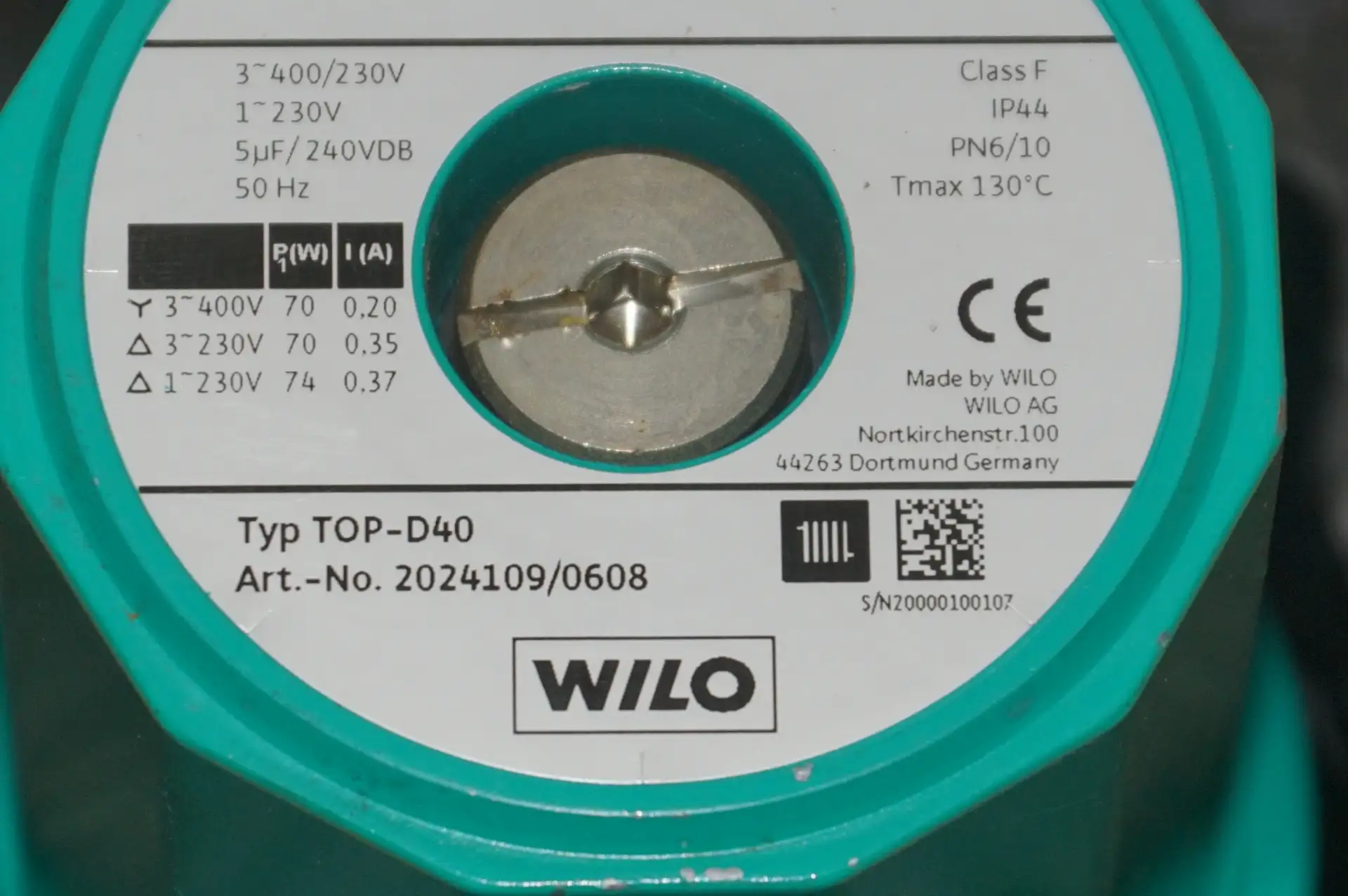 Wilo TOP D40 Heizkreispumpe – Ansicht 7