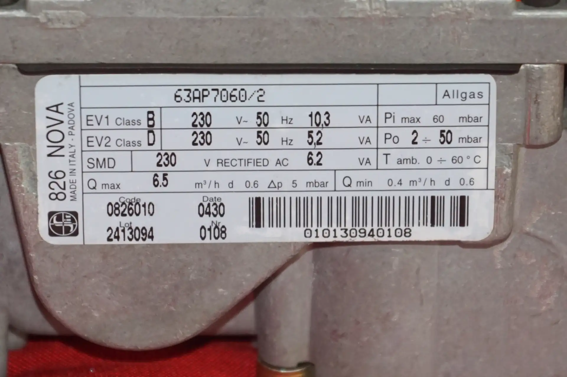 SIT Gaskombiregler 826 NOVA – Ansicht 4