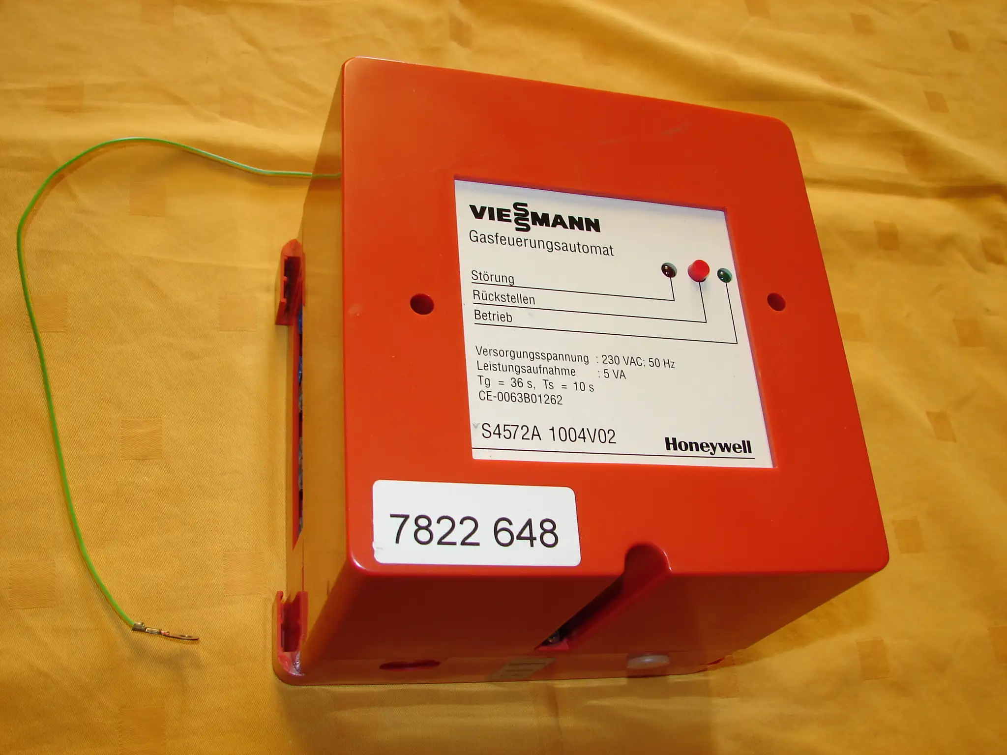 Viessmann Honeywell Gasfeuerungsautomat 7822648 V02 – Ansicht 2
