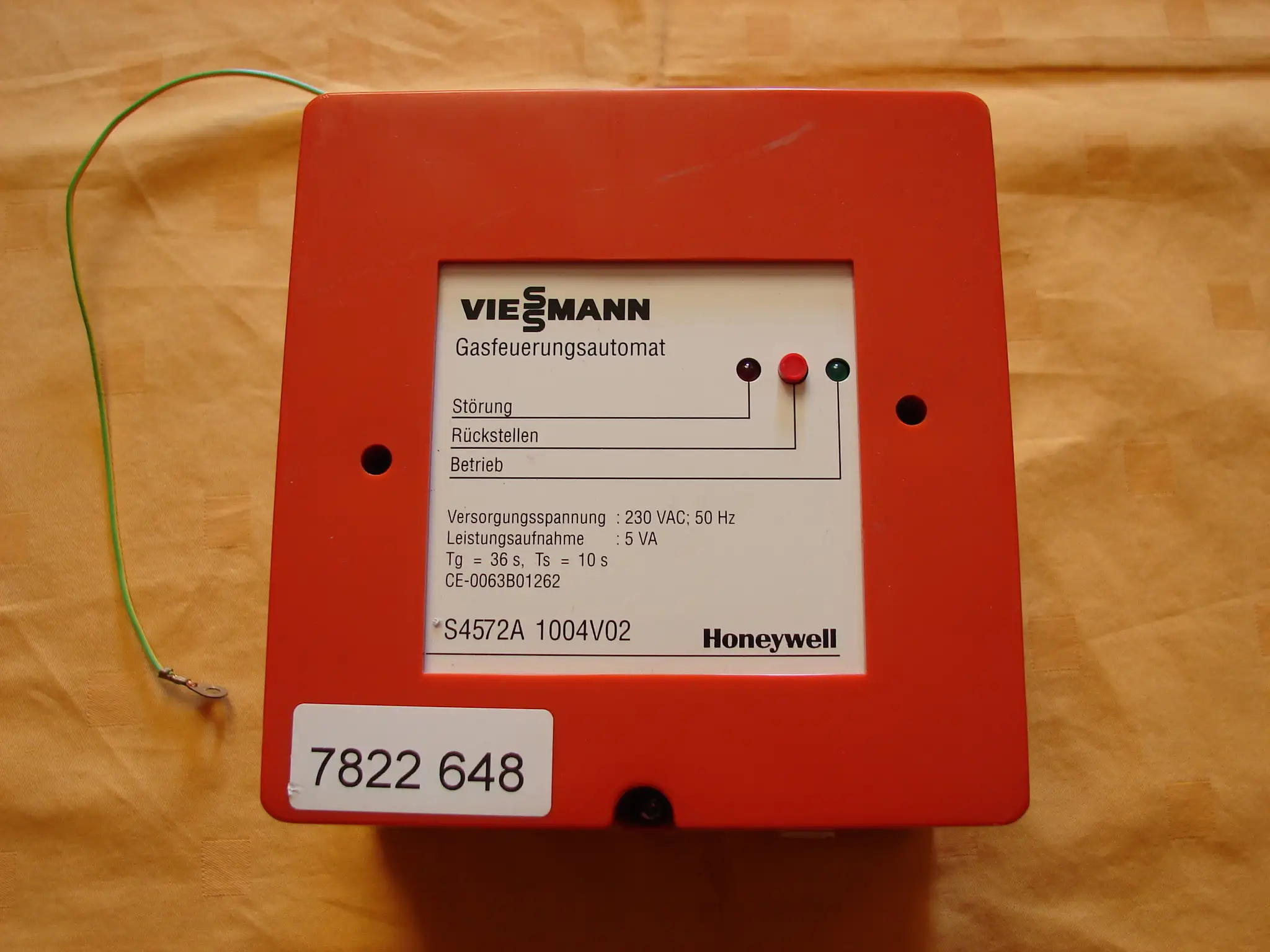 Viessmann Honeywell Gasfeuerungsautomat 7822648 V02 – Ansicht 3