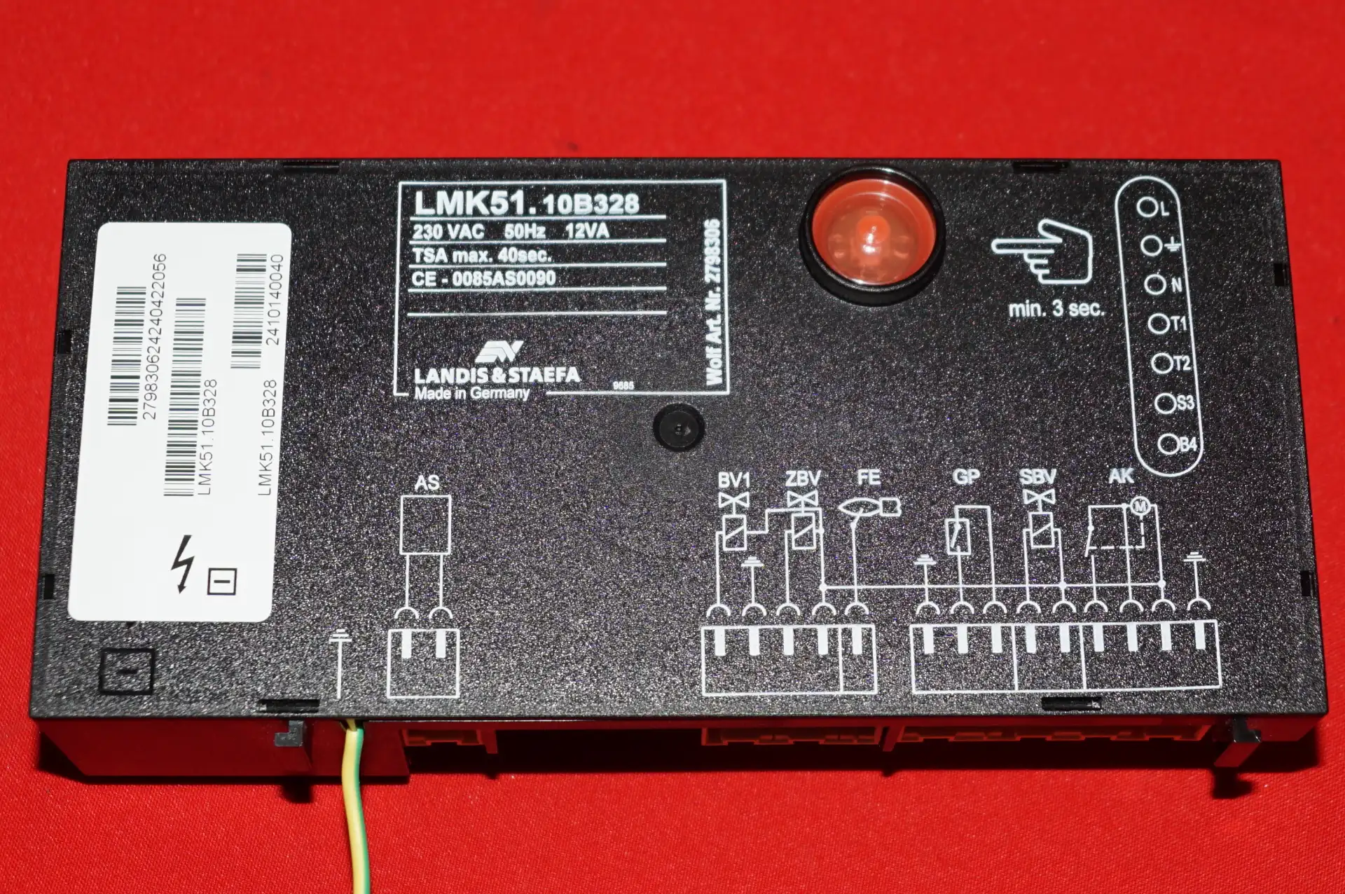 Landis & Staefa LMK 51 Gasfeuerungsautomat Wolf – Ansicht 3