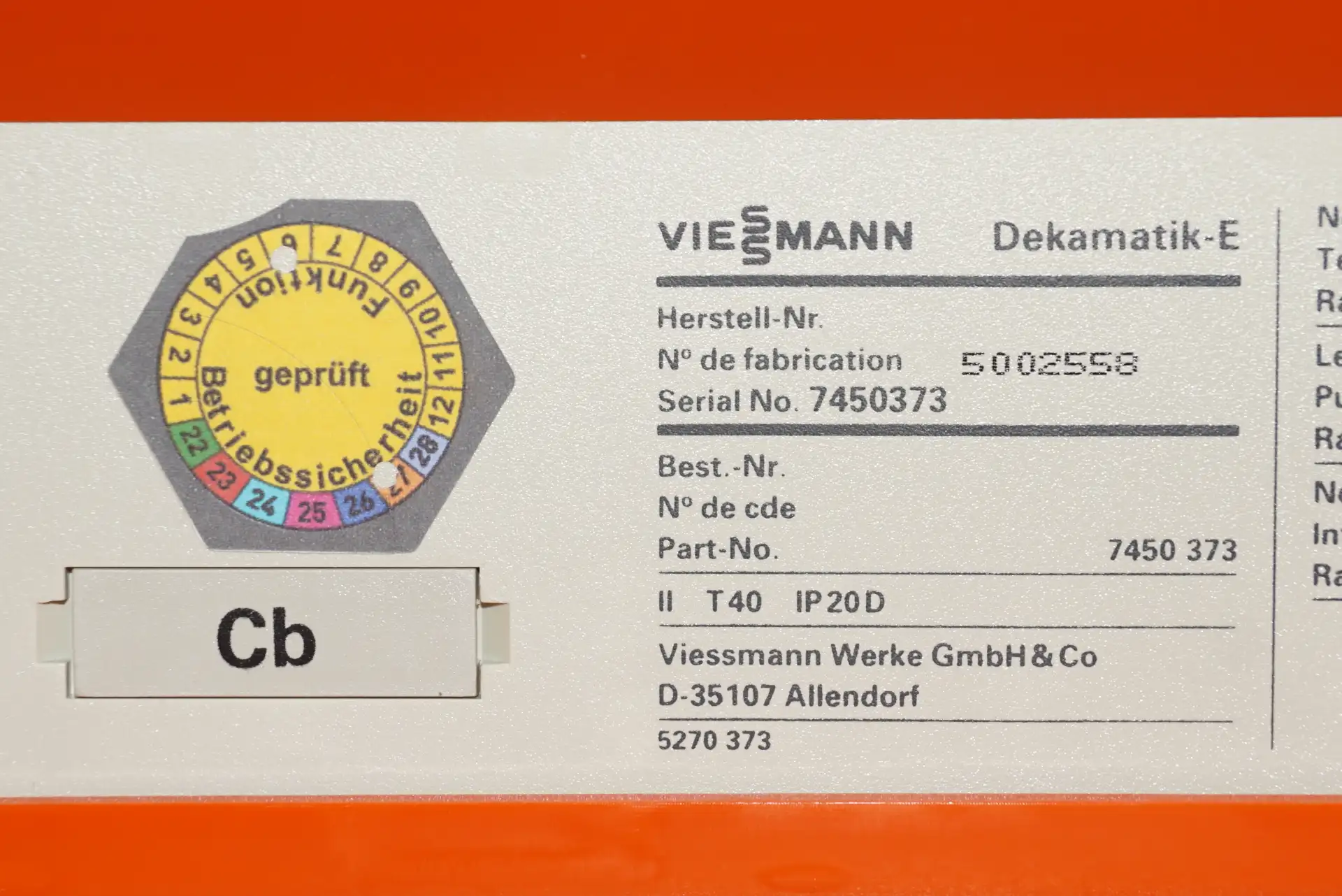 Viessmann Dekamatik E 7450373 mit Comfortrol – Ansicht 4