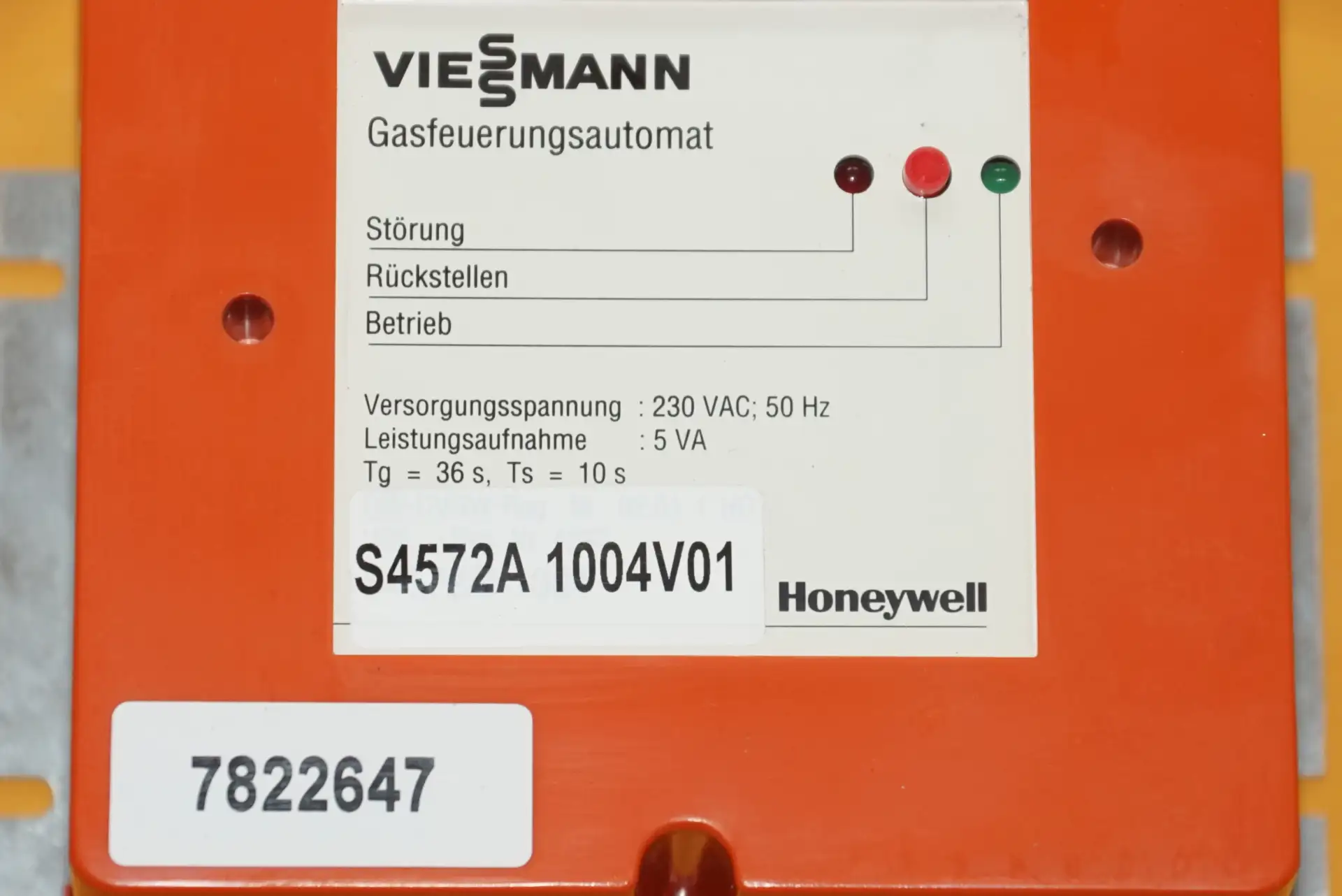 Honeywell Viessmann Gasfeuerungsautomat  7822647 – Ansicht 3