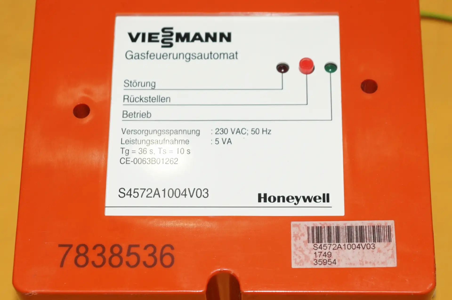 Honeywell Feuerungsautomat 7838536 als Ersatz für Robertshaw 7251704 – Ansicht 5