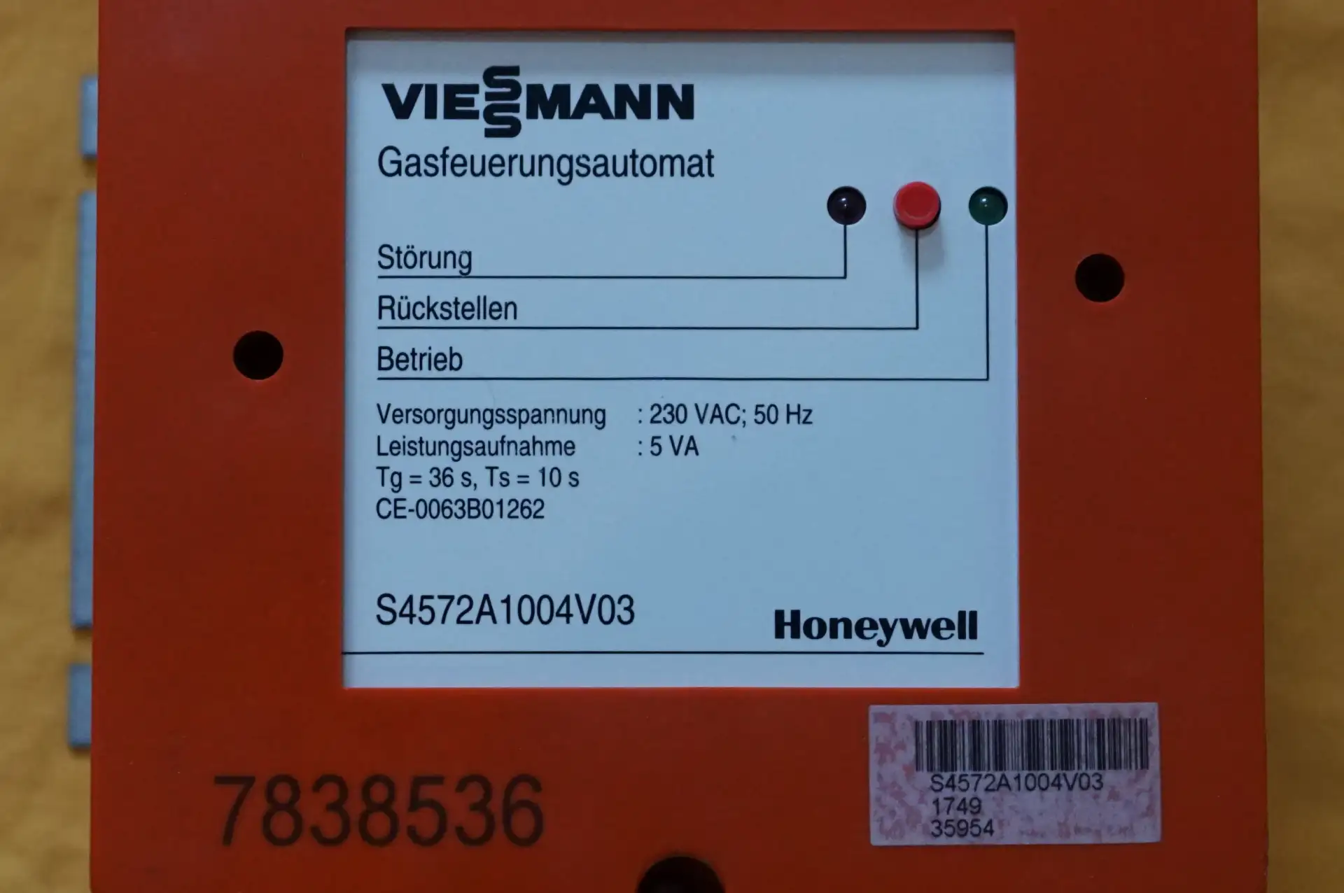 Honeywell Feuerungsautomat 7838536 als Ersatz für Robertshaw 7251704 – Ansicht 6