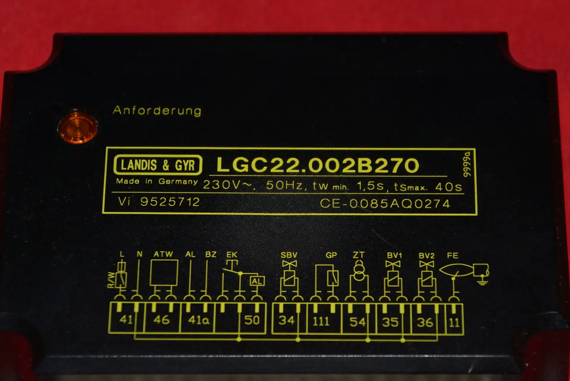 Viessmann Landis & Gyr LGC22 Gasfeuerungsautomat – Ansicht 2