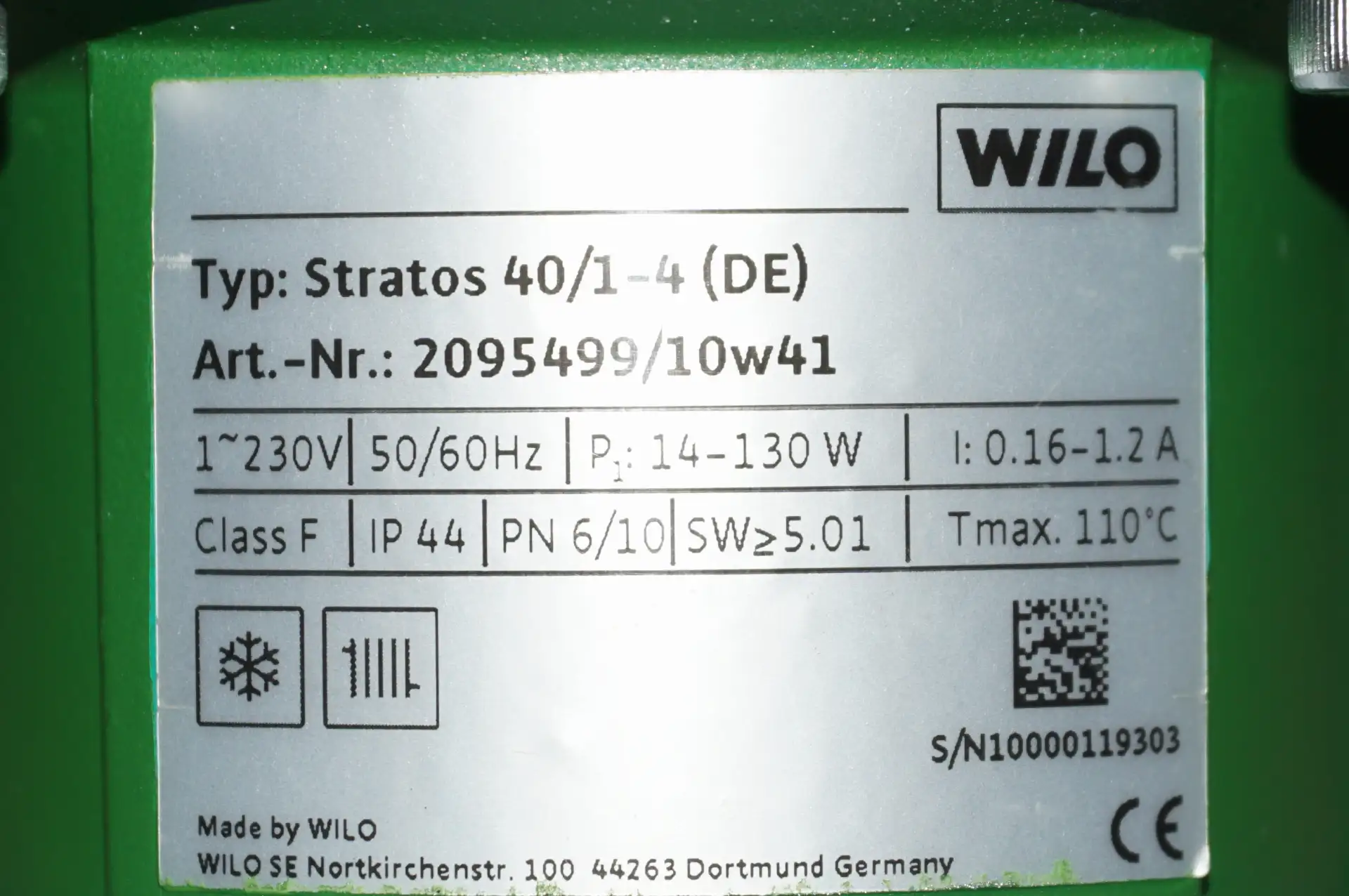 Wilo Stratos 40 /1-4 Hocheffizienzpumpe – Ansicht 13