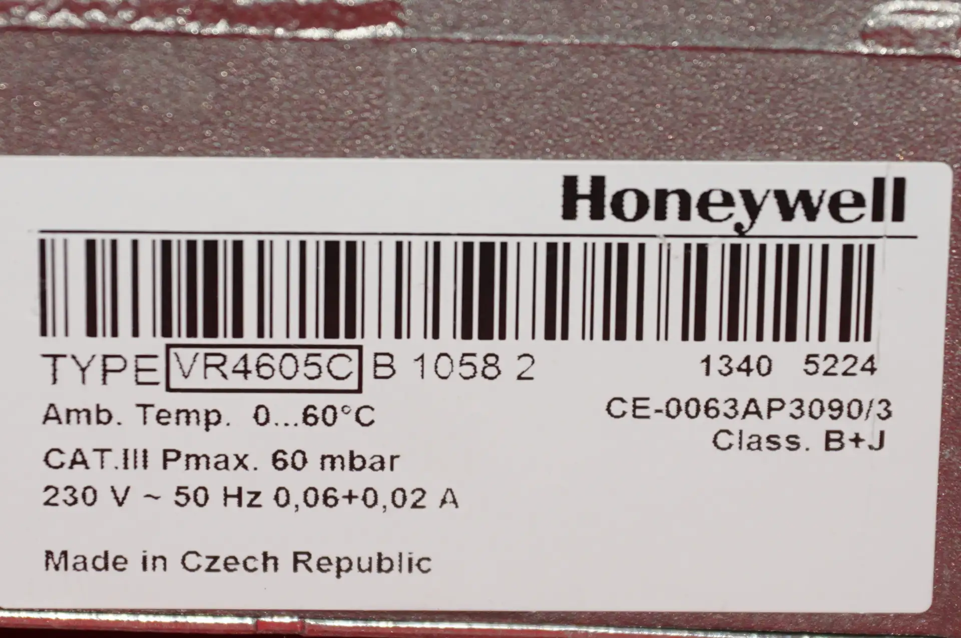 Honeywell Gaskombiregler VR4605C – Ansicht 2