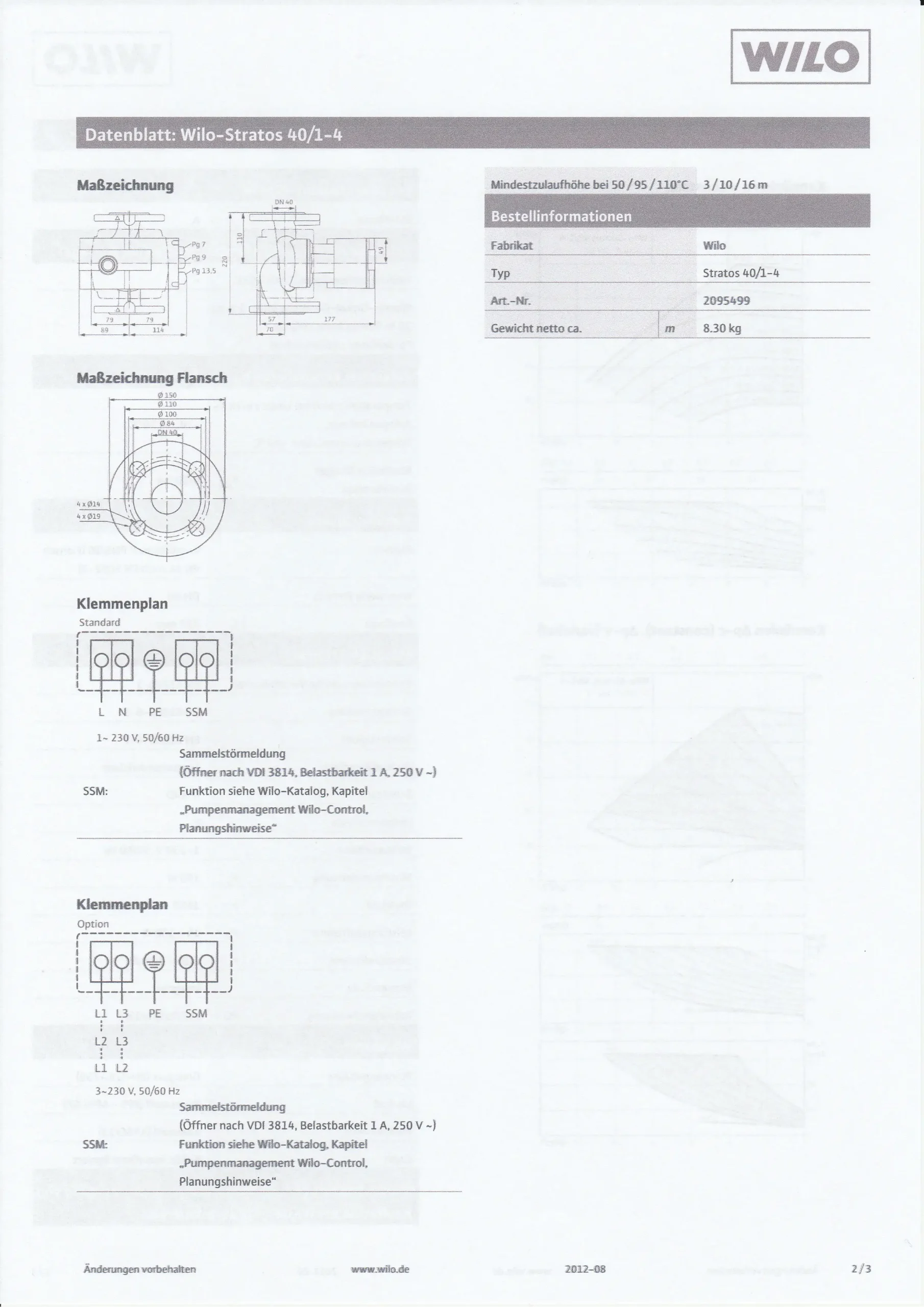 Wilo Stratos 40 /1-4 Hocheffizienzpumpe – Ansicht 18