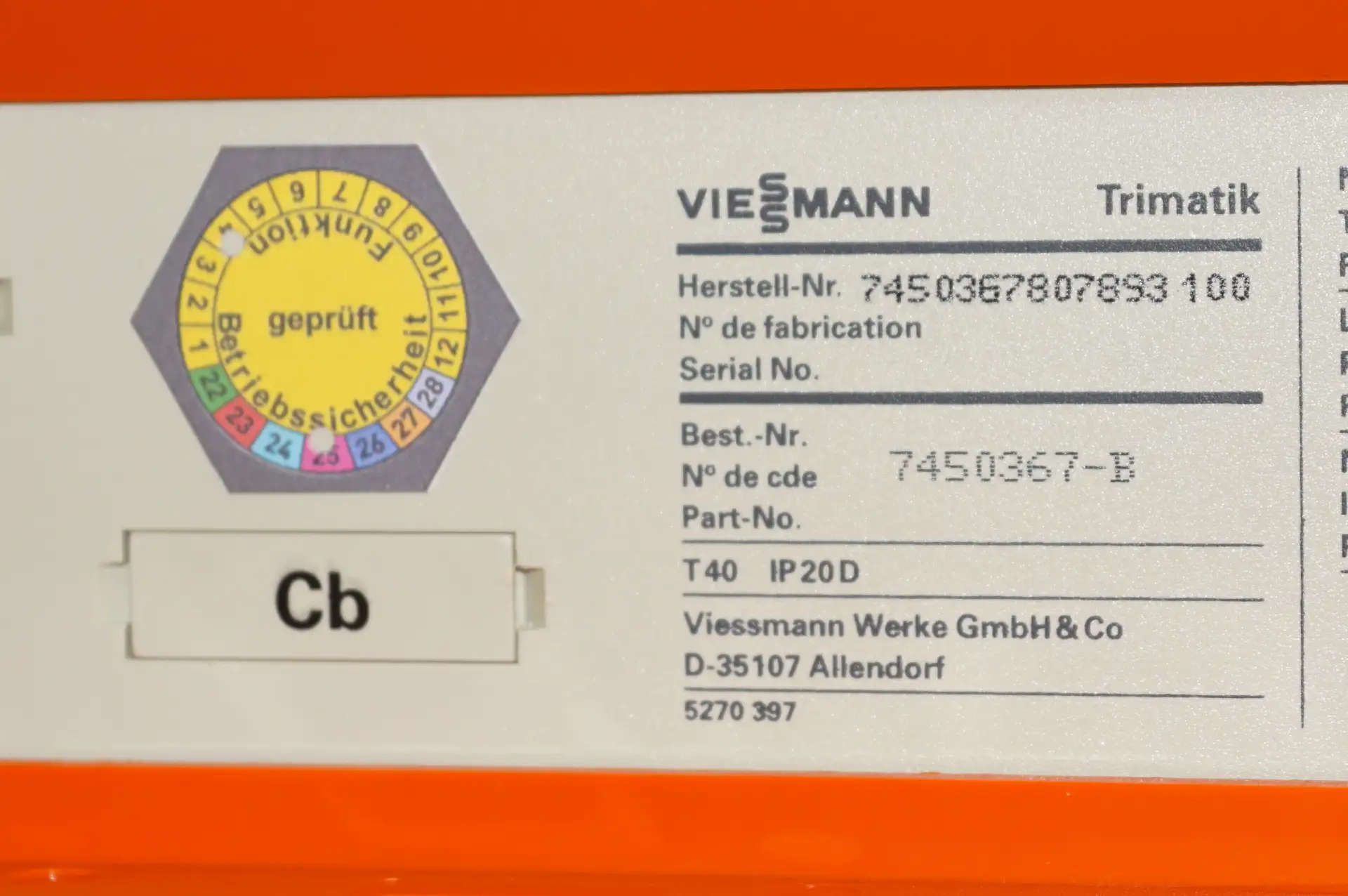Viessmann Trimatik 7450367-B  Kesselregelung – Ansicht 5