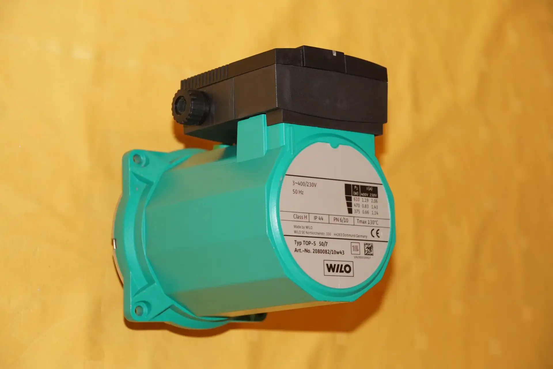 Wilo TOP S50/7 Heizkreispumpe 400/230V ( ohne Sockel ) – Ansicht 3