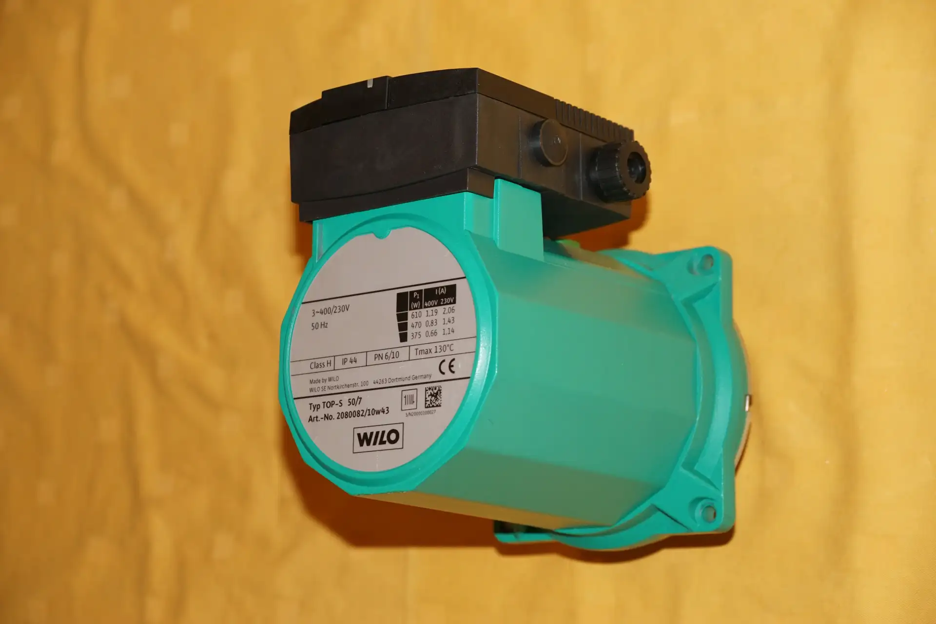 Wilo TOP S50/7 Heizkreispumpe 400/230V ( ohne Sockel ) – Ansicht 2