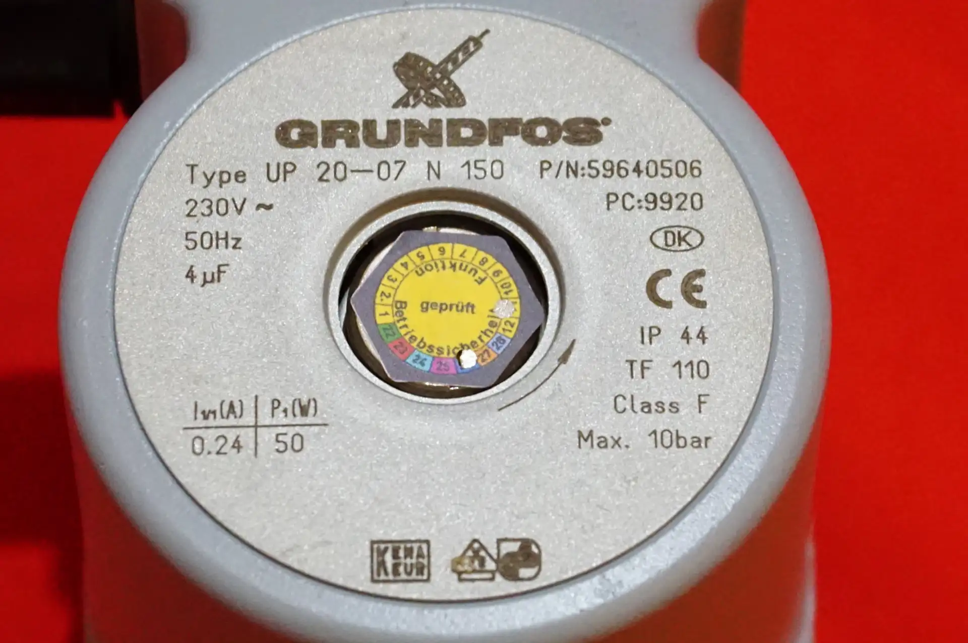 Grundfos UP 20 – 07 N 150mm Zirkulationspumpe Edelstahl Trinkwassergeeignet – Ansicht 6