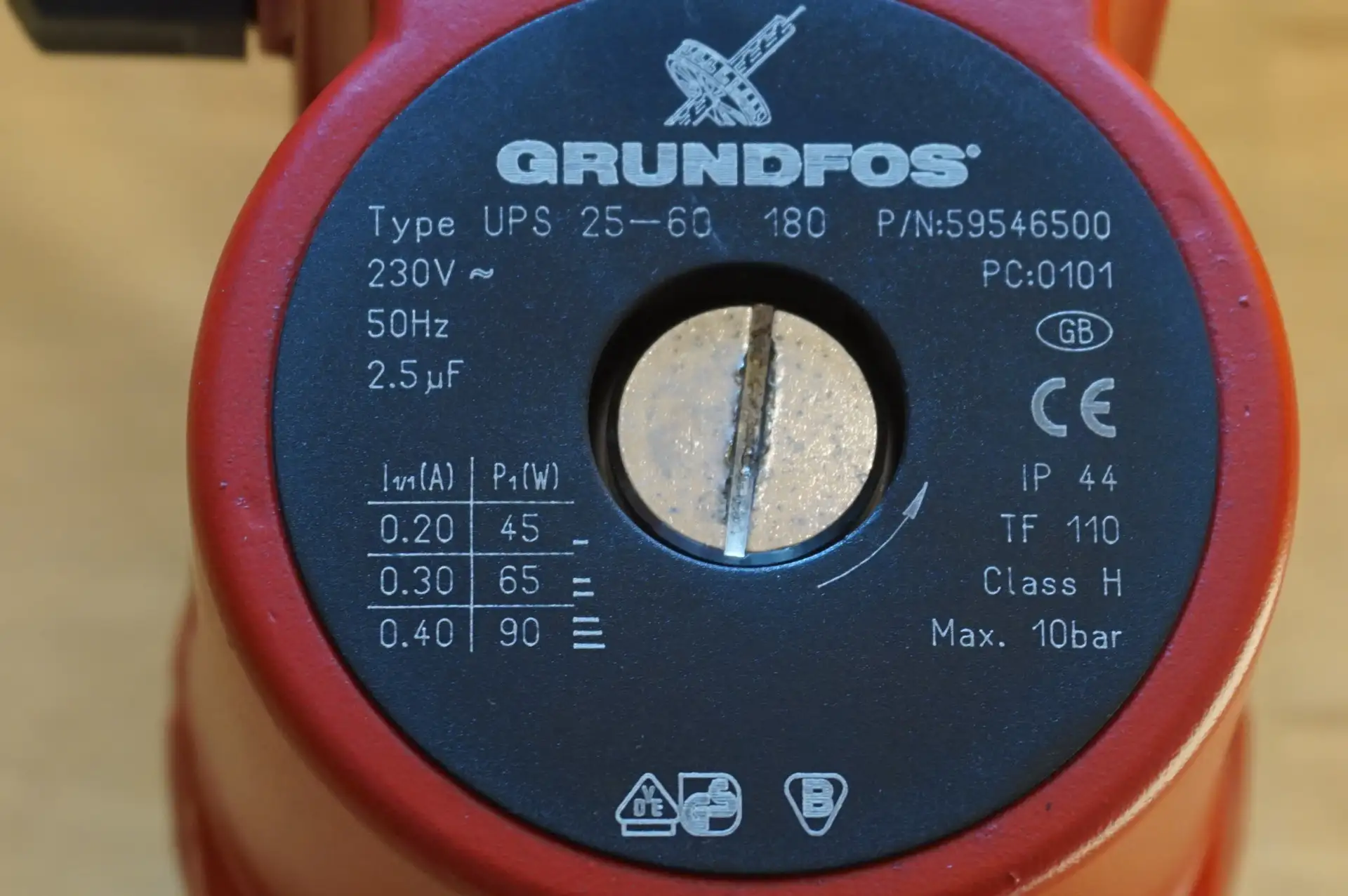 Grundfos UPS 25 – 60 Heizungspumpe – Ansicht 6