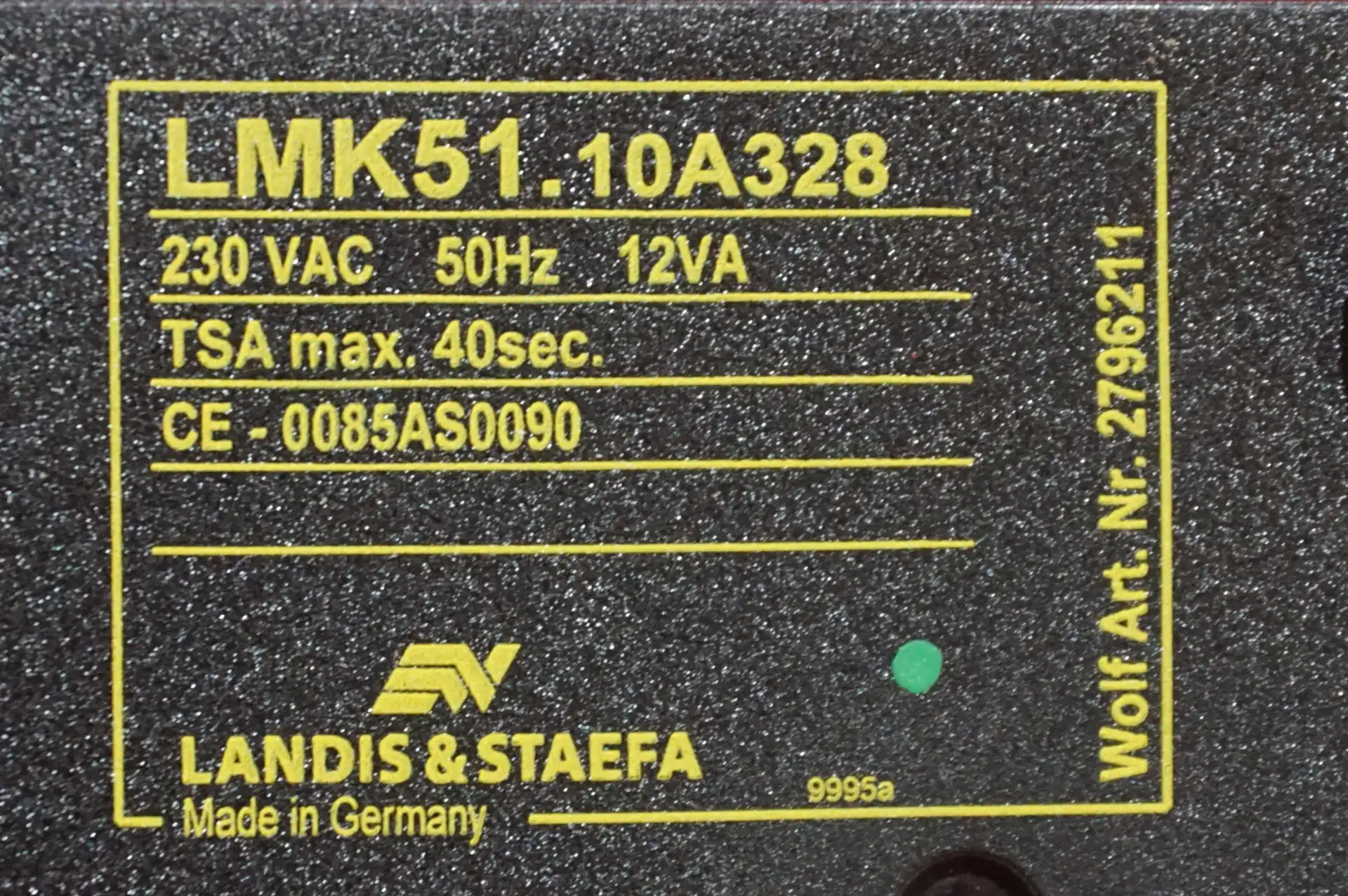 Landis & Staefa LMK 51 Gasfeuerungsautomat Wolf – Ansicht 4