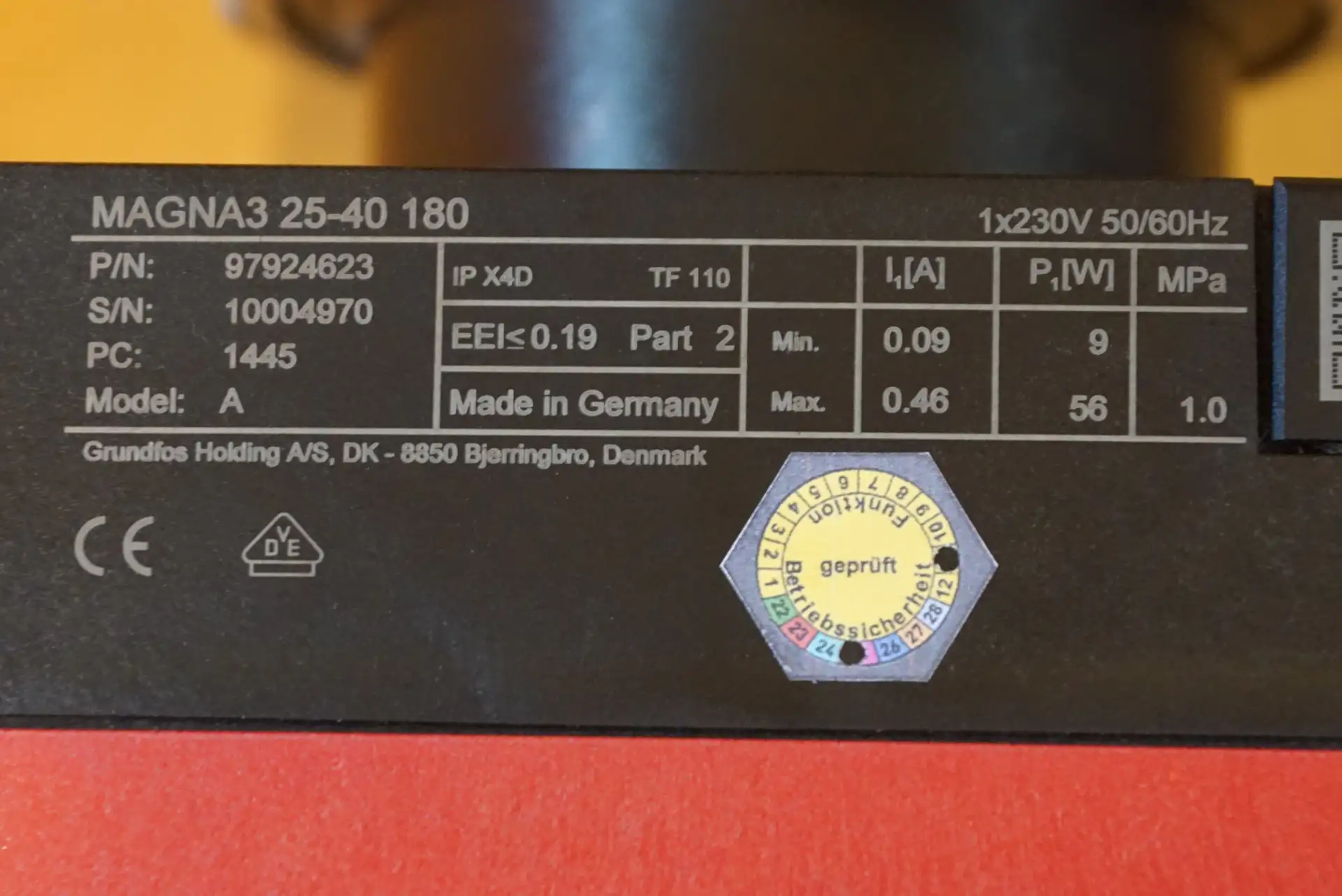Grundfos Magna 3  25 – 40 Heizungspumpe TOP  ZUSTAND – Ansicht 8