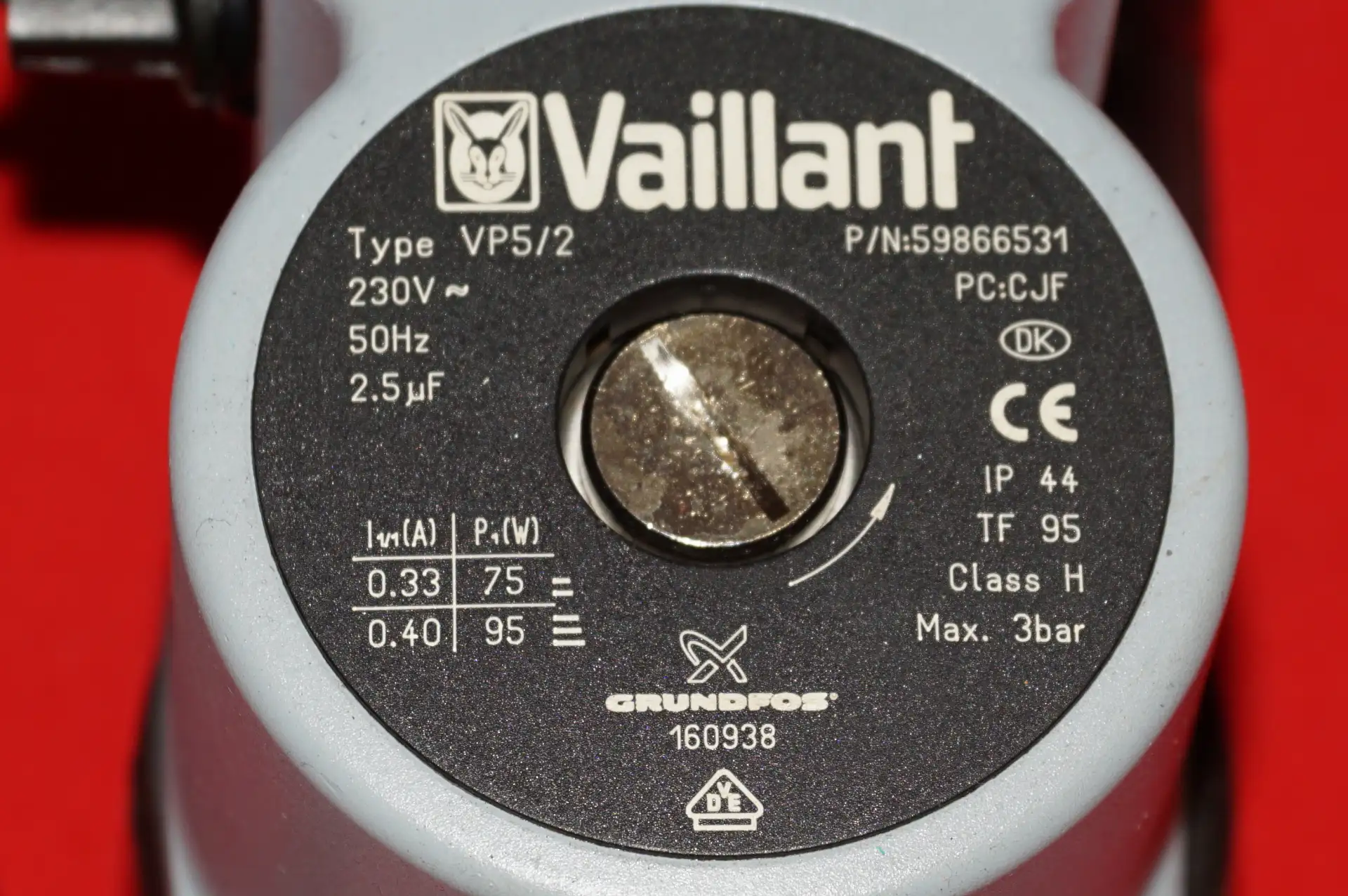 Grundfos Vaillant VP5/2 Heizungspumpe VC/VCW – Ansicht 6