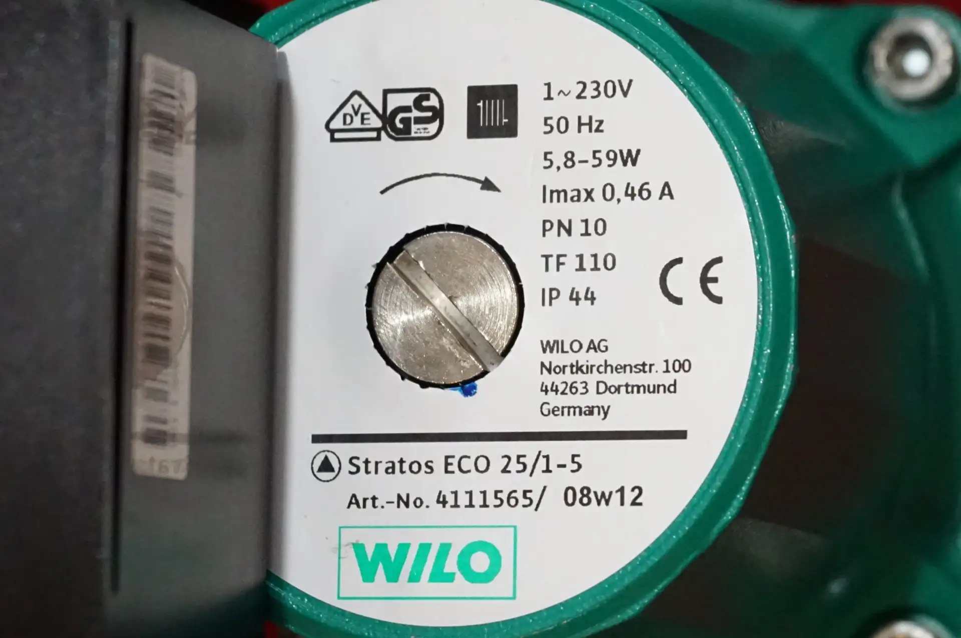 Wilo Heizungspumpe Stratos Eco 25/1-5 NEUWERTIG – Ansicht 6