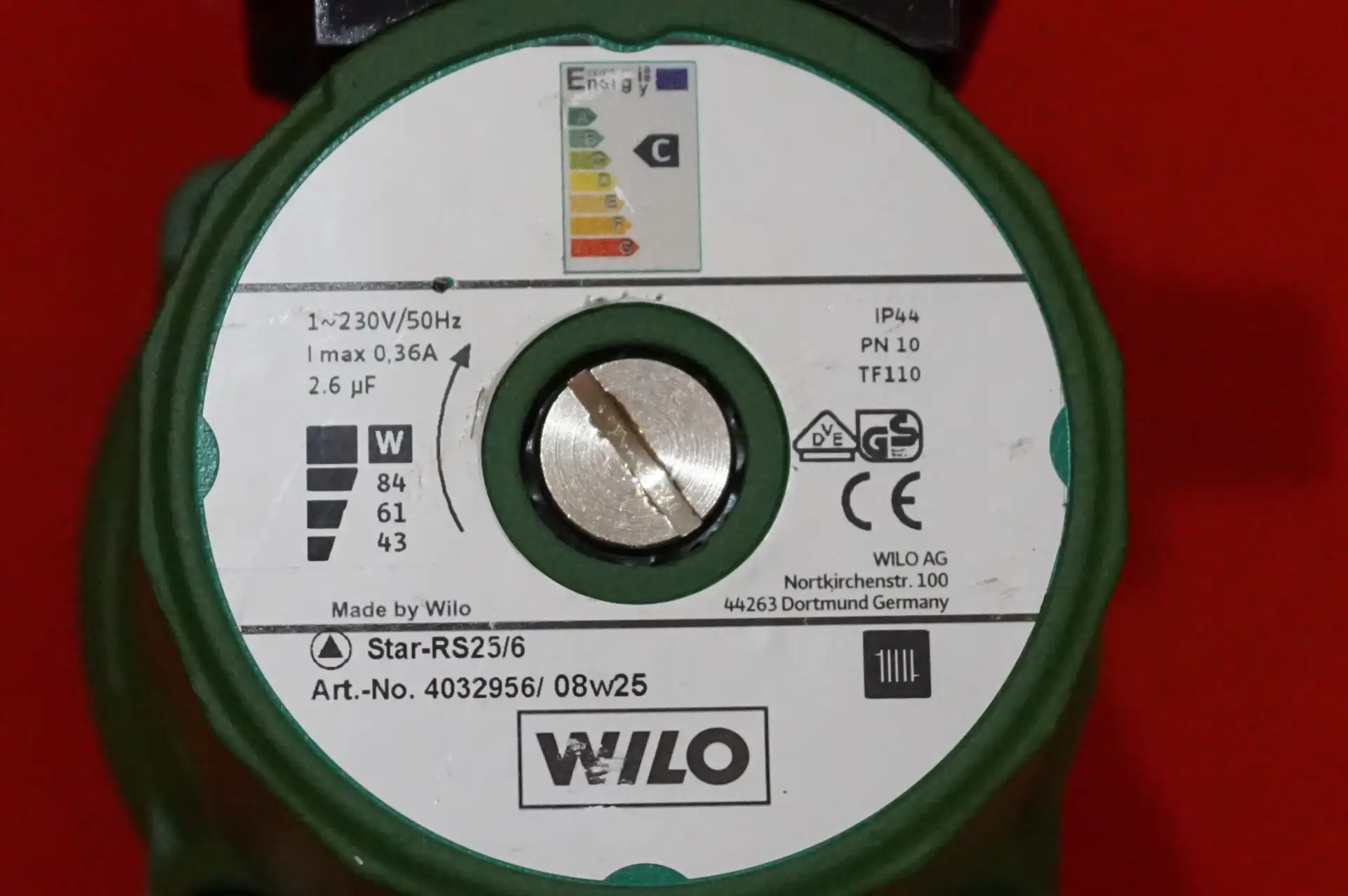 Wilo Heizungspumpe Star RS 25/6  UNBENUTZT – Ansicht 6