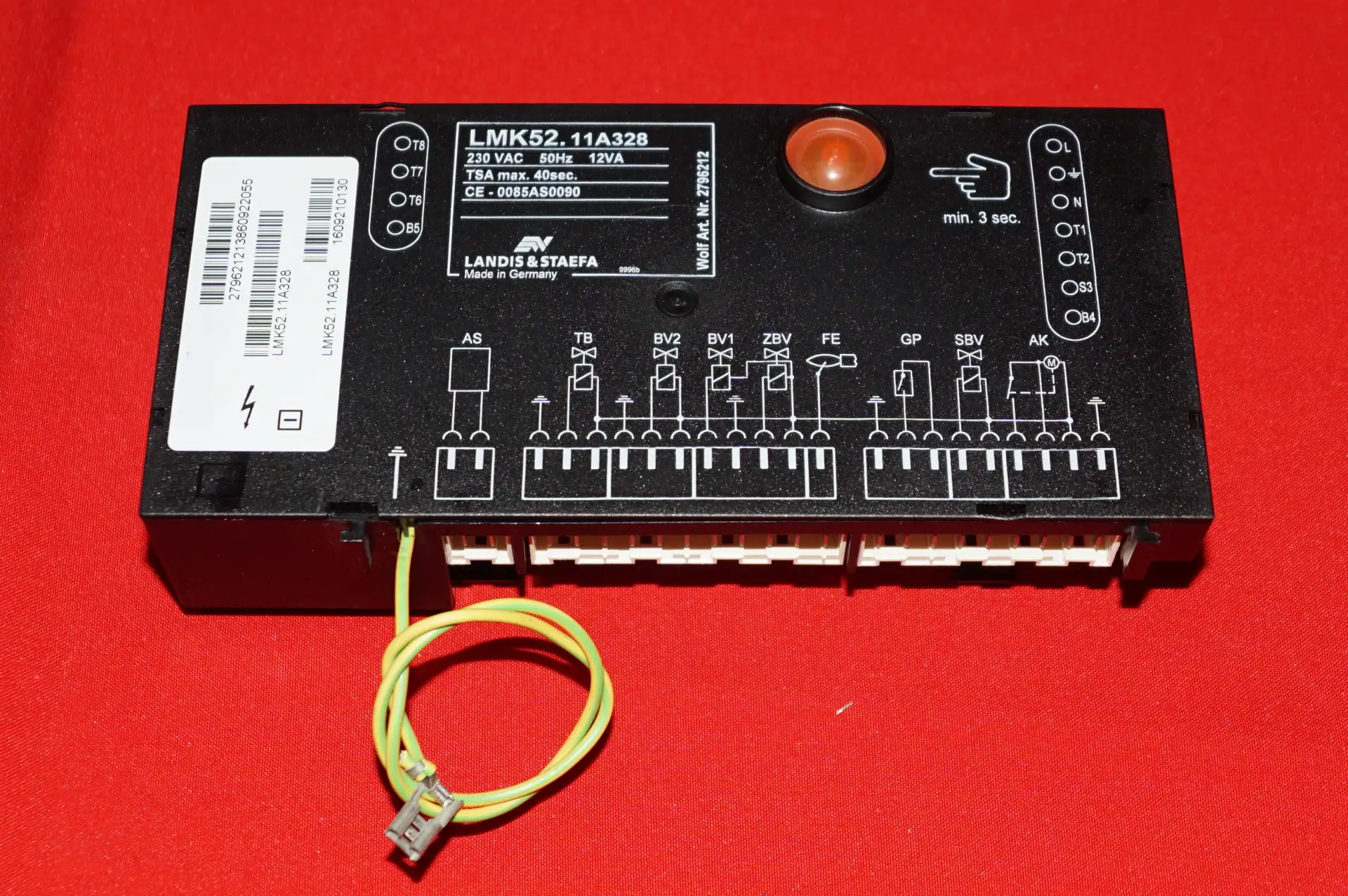 Landis & Staefa LMK 52. 11A328 Gasfeuerungsautomat – Ansicht 3