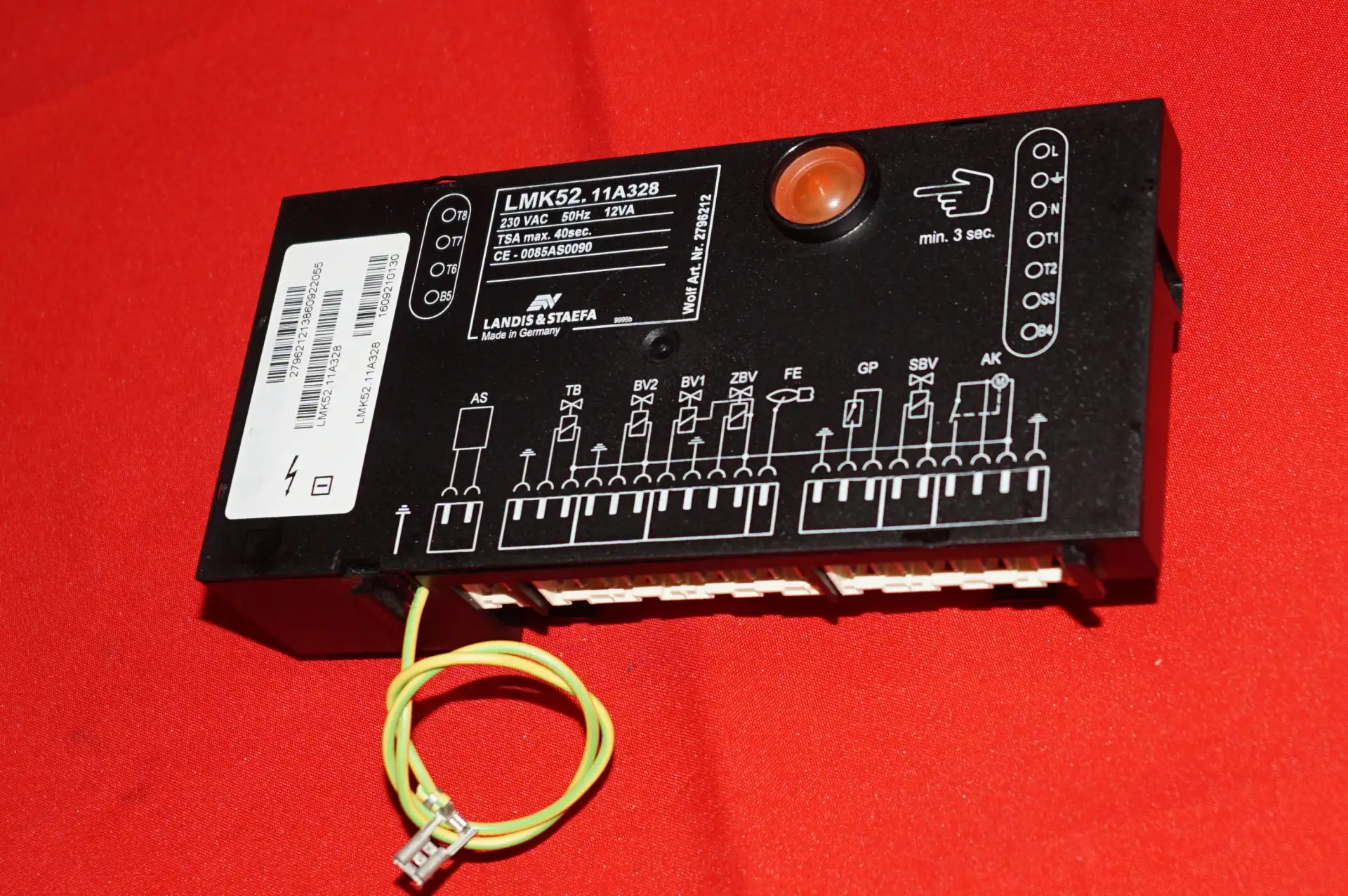 Landis & Staefa LMK 52. 11A328 Gasfeuerungsautomat – Ansicht 2