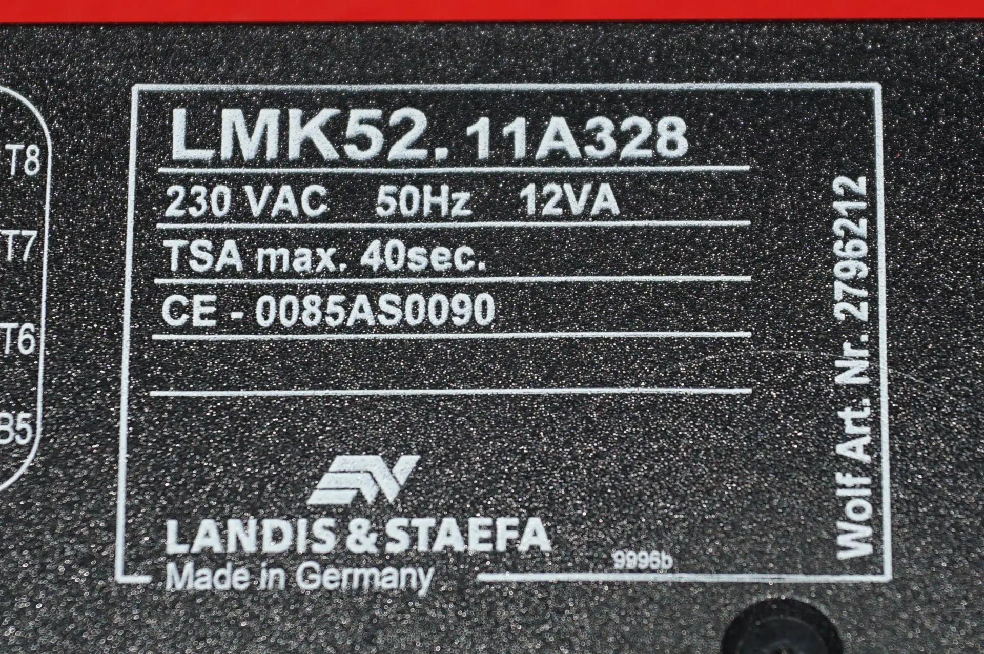 Landis & Staefa LMK 52. 11A328 Gasfeuerungsautomat – Ansicht 4