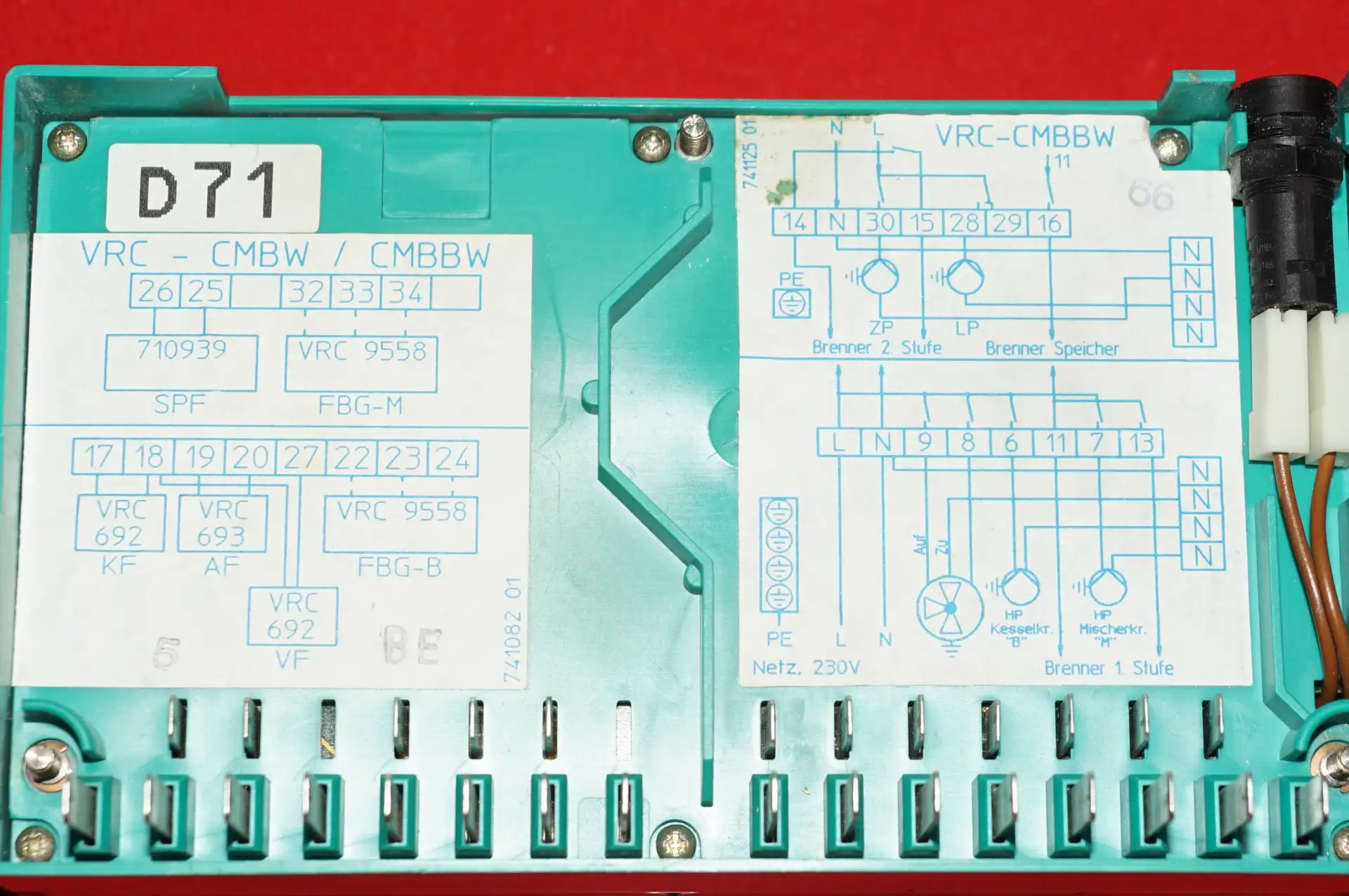 Vaillant VRC – CMBBW Heizungsregler kpl – Ansicht 12