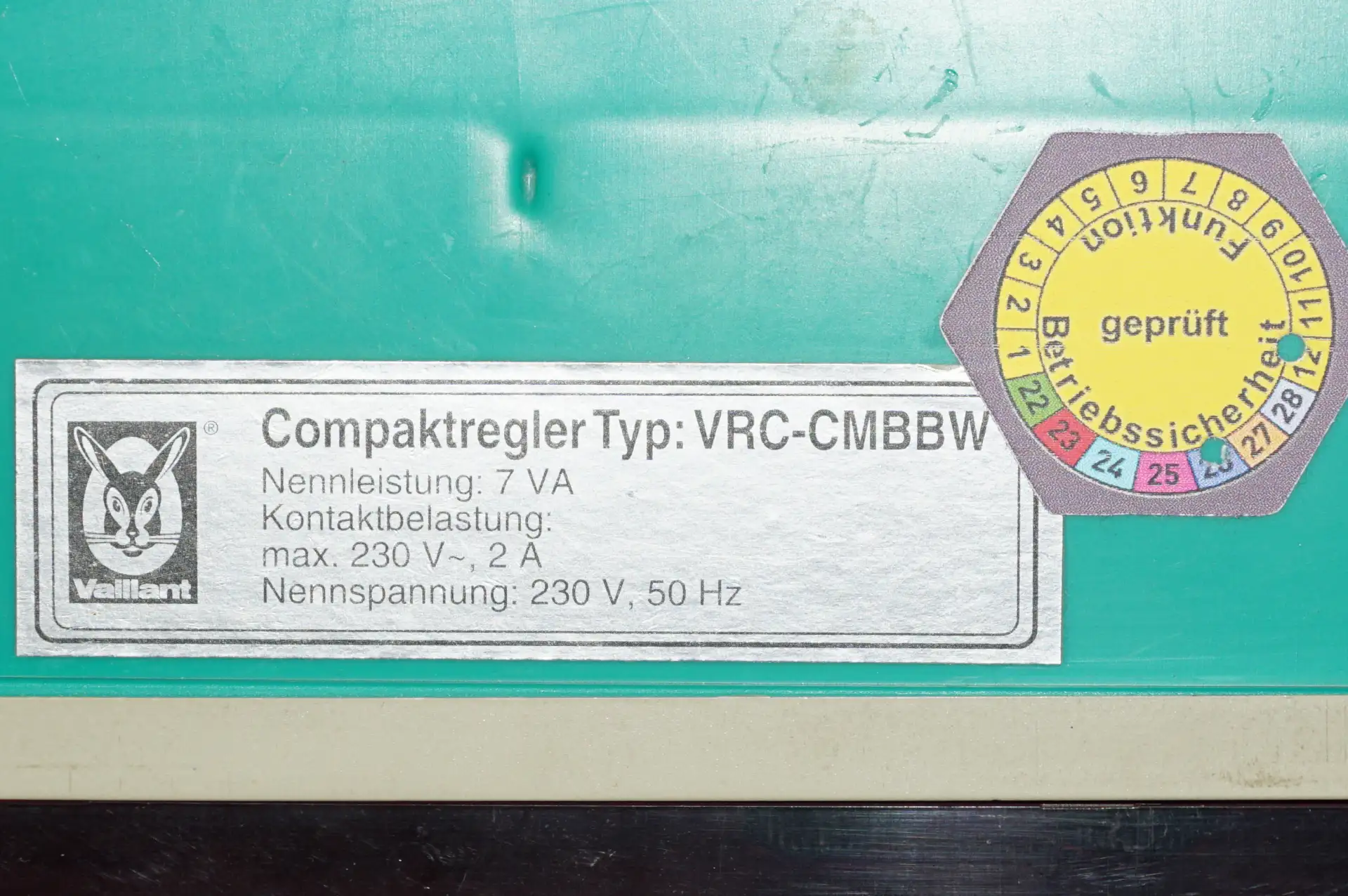 Vaillant VRC – CMBBW Heizungsregler kpl – Ansicht 8