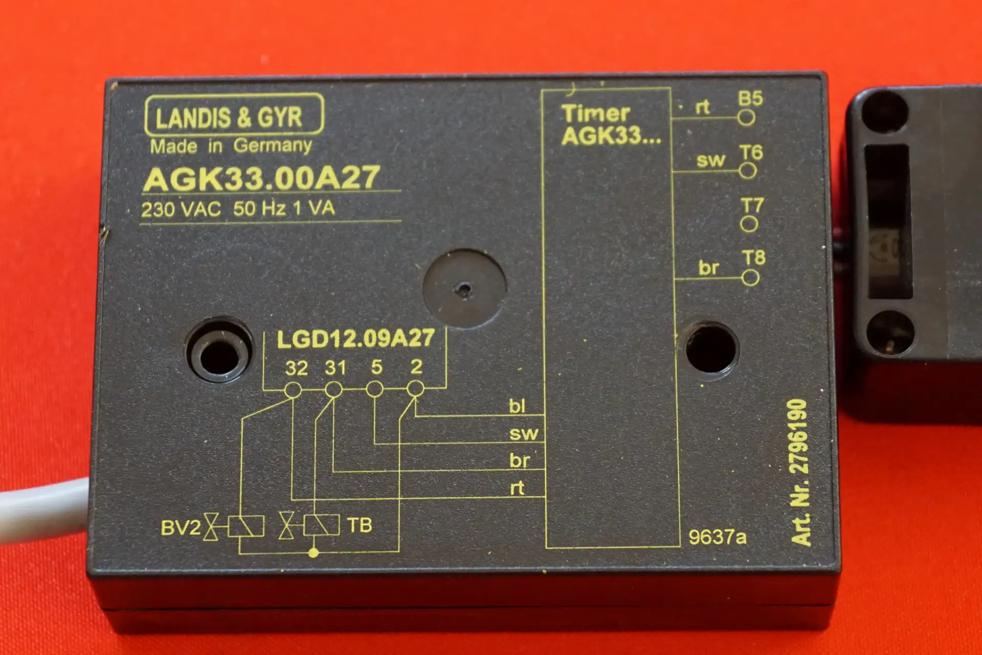 Landis & Gyr Siemens Gasfeuerungsautomat LGD 12. 09A27 + RVA33.00A27 – Ansicht 9