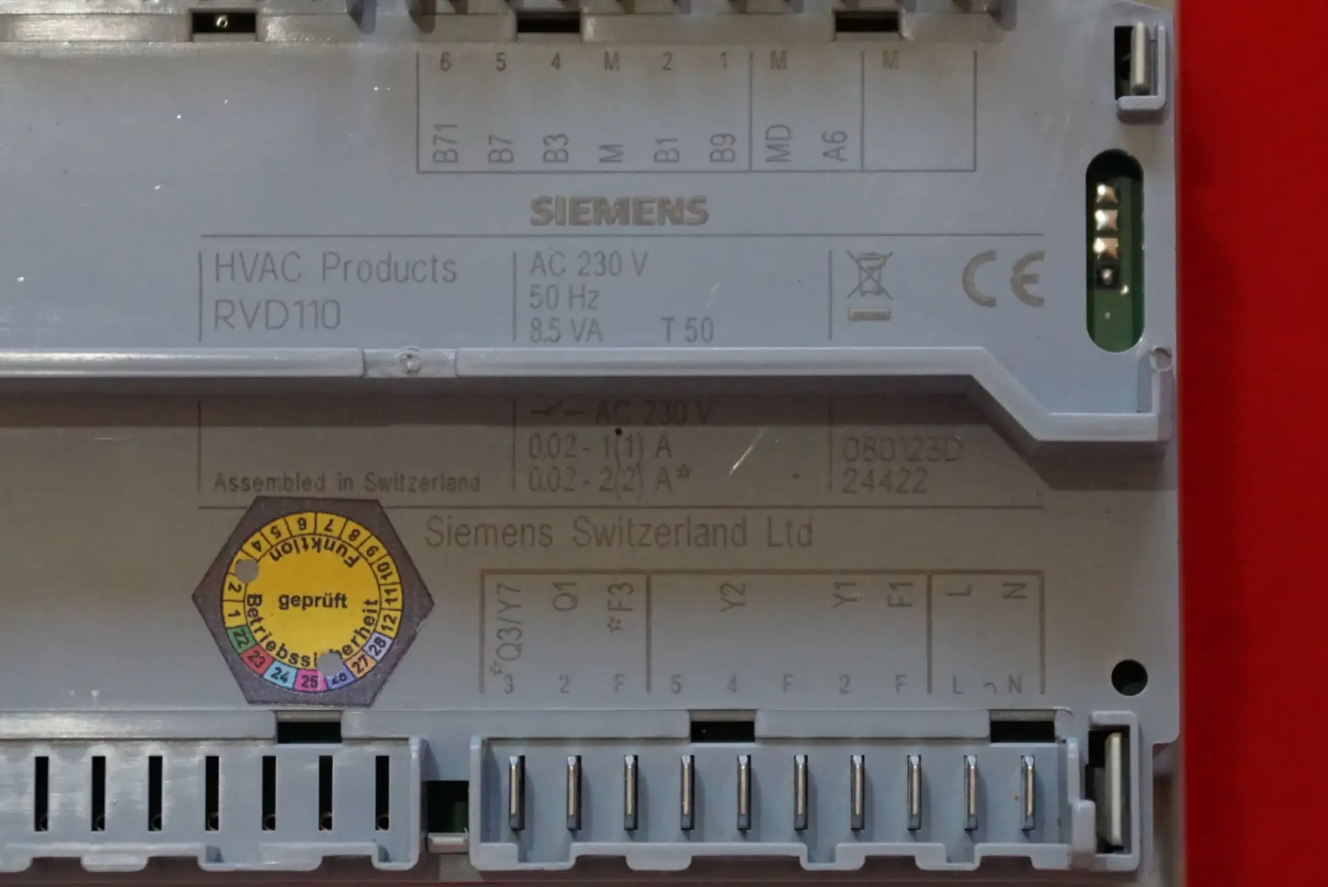 Siemens RVD 110 Kesselregelung – Ansicht 8