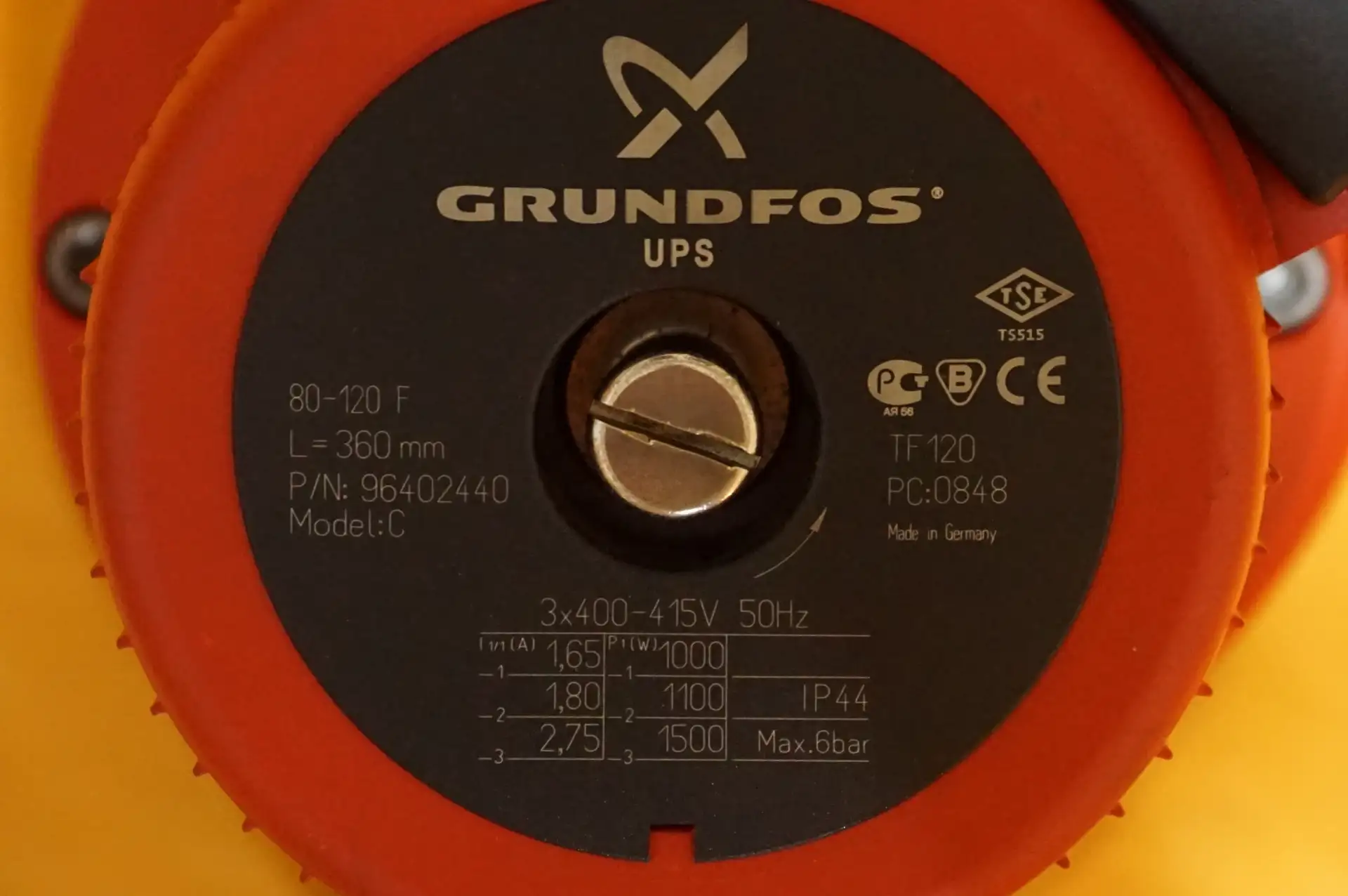 Grundfos UPS 80 – 120 F Heizungspumpe – Ansicht 6