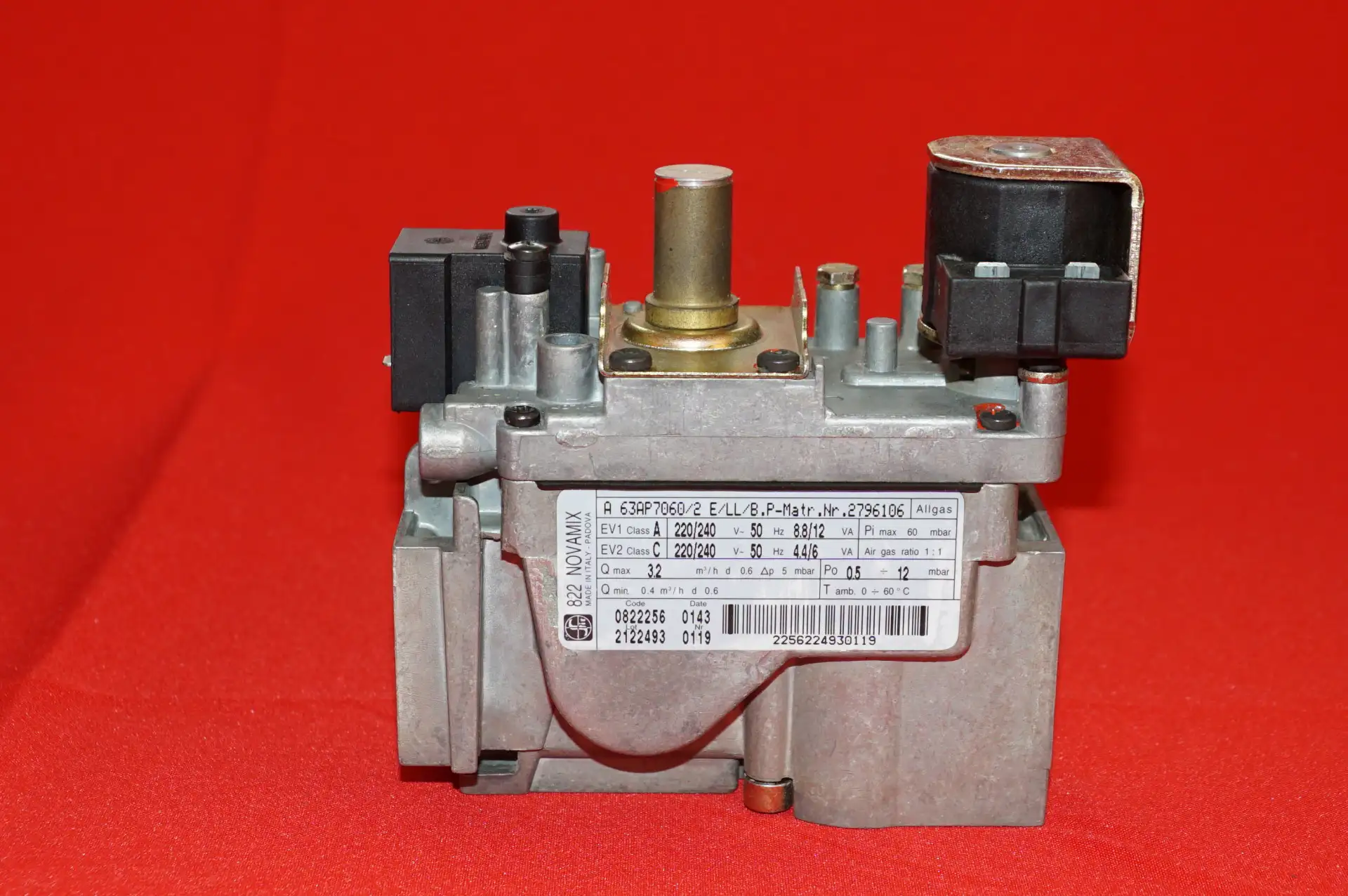 SIT Gaskombiregler Novamix 822  0822256 – Produktansicht