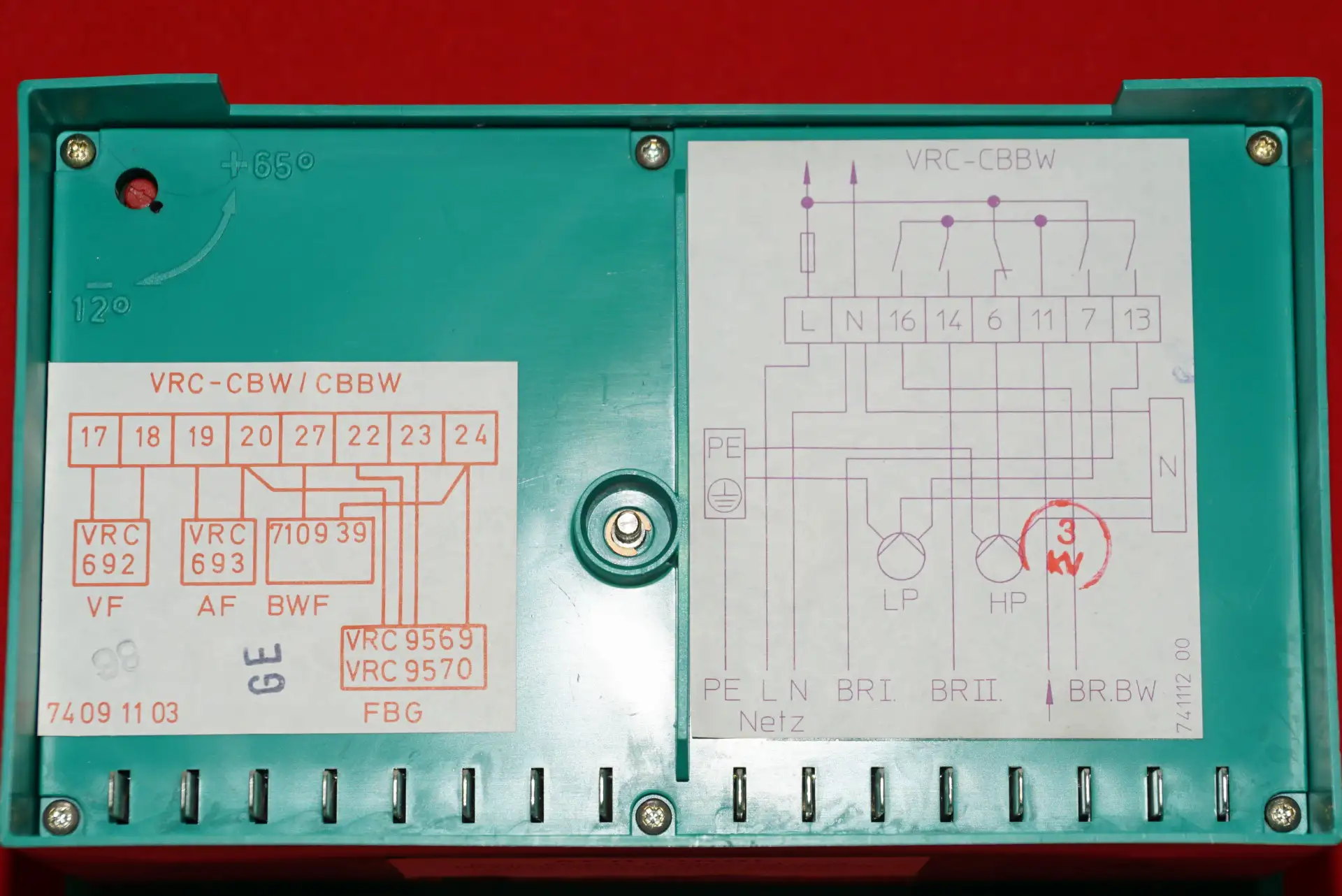 Vaillant VRC – CBBW Heizungsregler – Ansicht 7