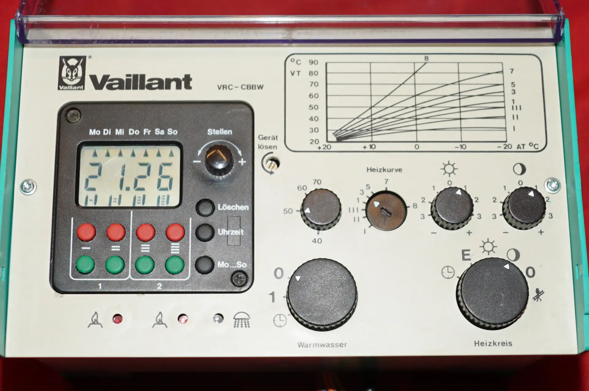 Vaillant VRC – CBBW Heizungsregler – Ansicht 4