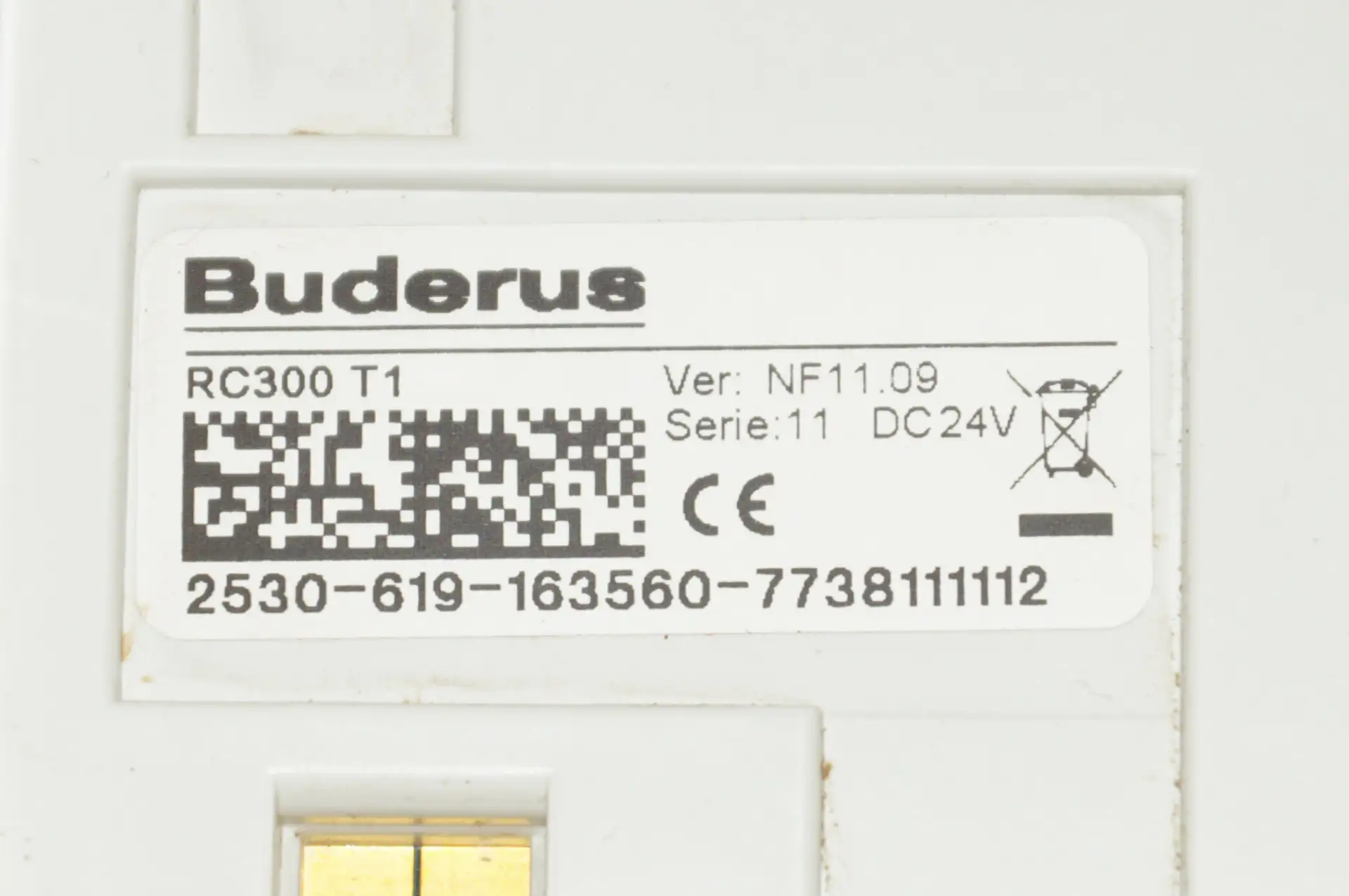 Buderus EMS – System – Bedieneinheit RC300 T1 – Ansicht 3