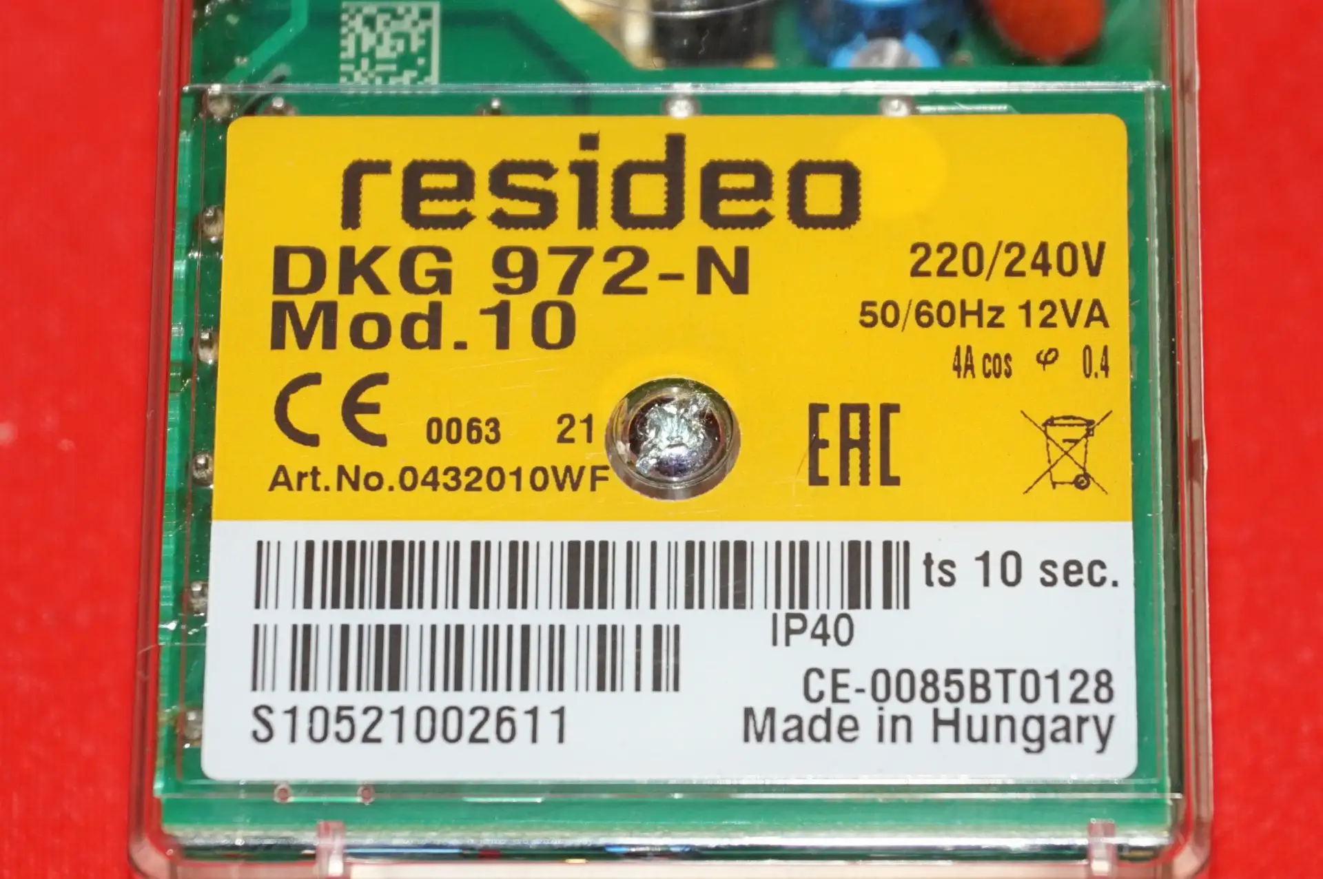 Honeywell / Resideo DKG 972 – N Feuerungsautomat – Ansicht 3