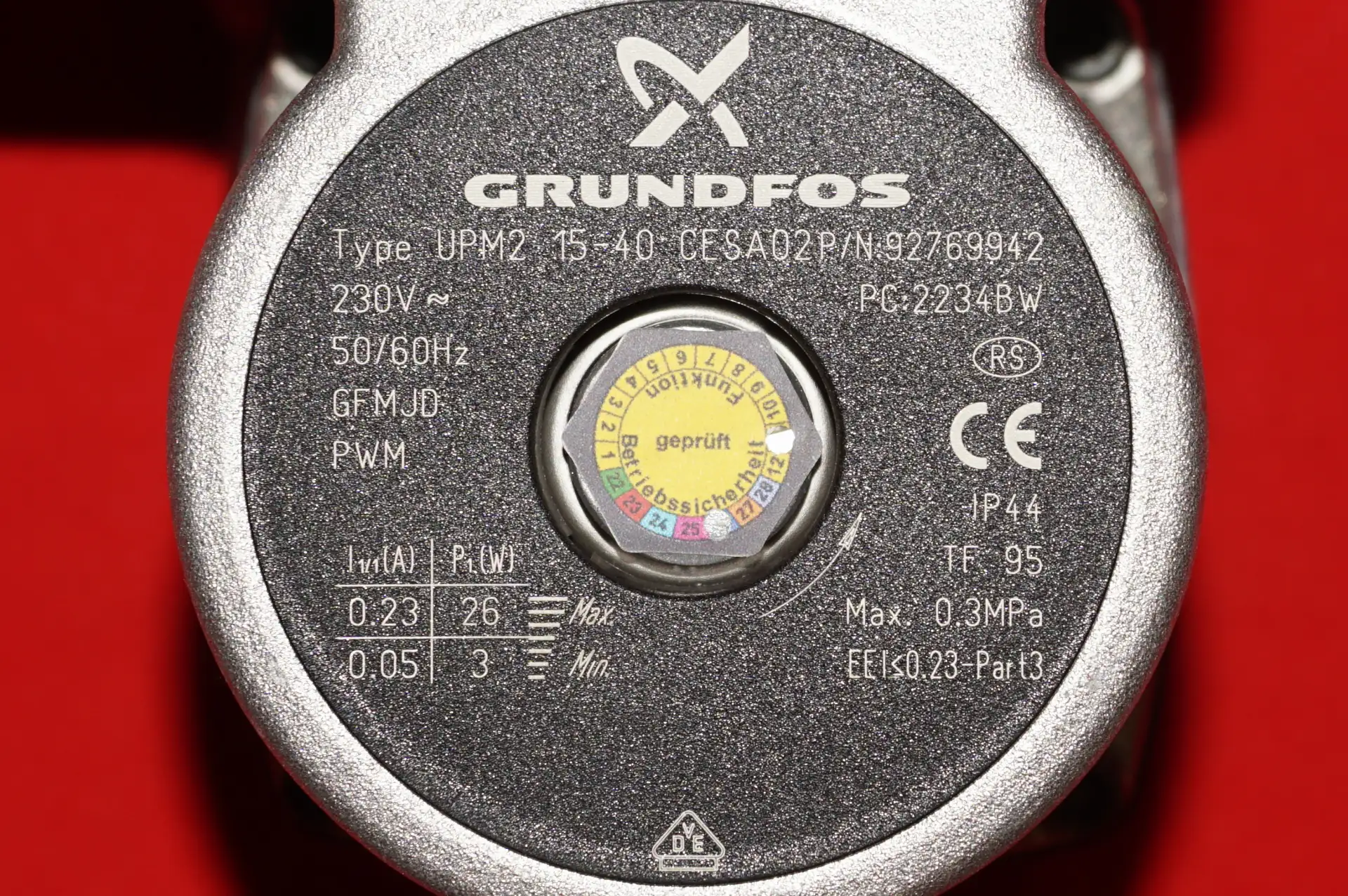 Grundfos UPM 2 15 – 40  Hocheffizienzpumpe – Ansicht 7