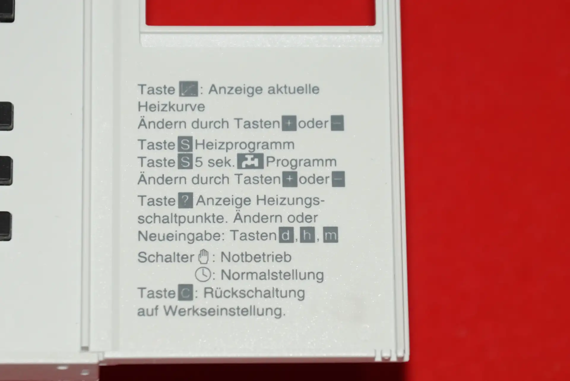 Klöckner LOGON PLUS Heizungsregler universal – Ansicht 8