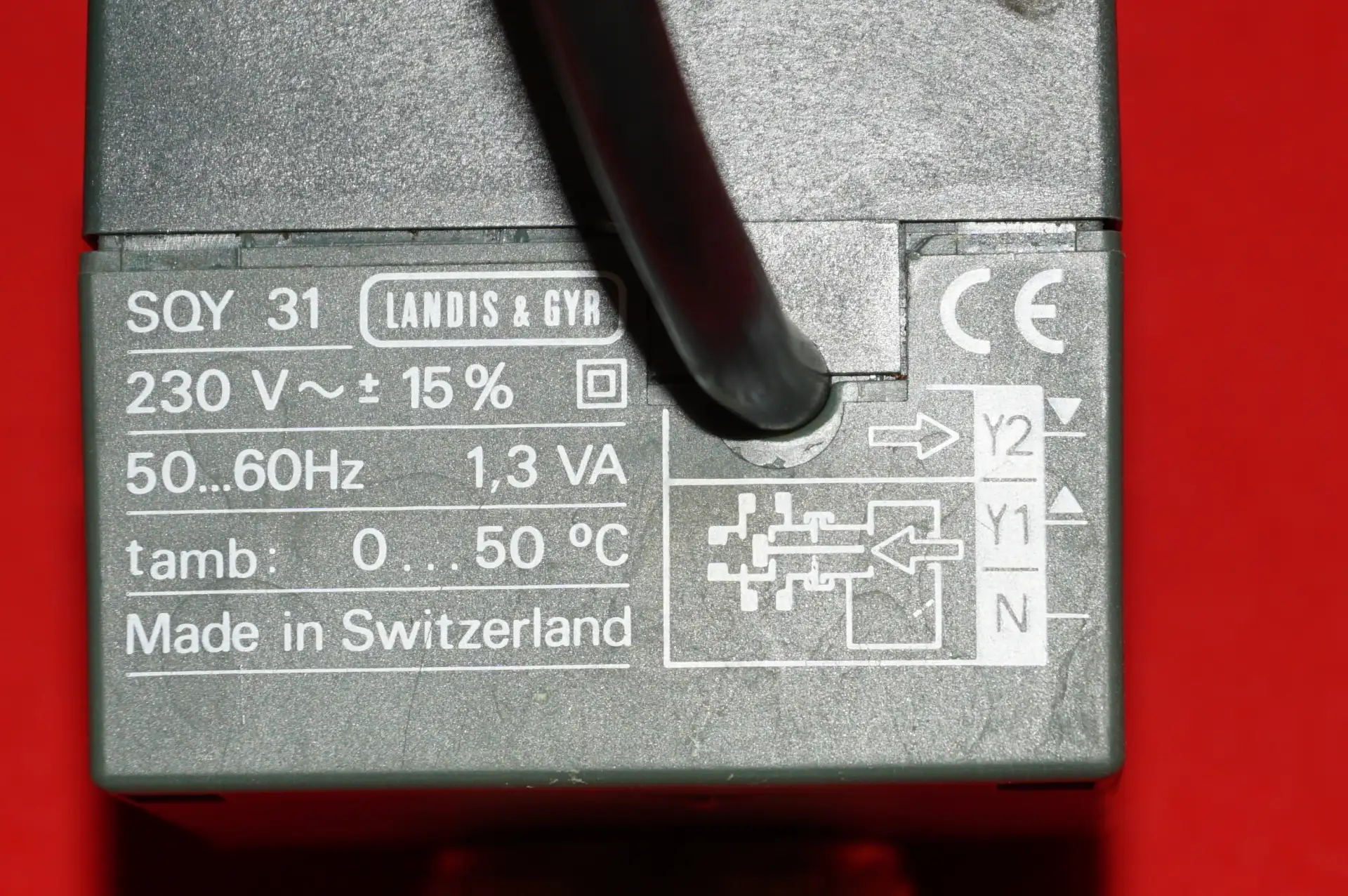 Landis & Gyr Mischermotor SQY31 Stellmotor ( Siemens ) – Ansicht 6