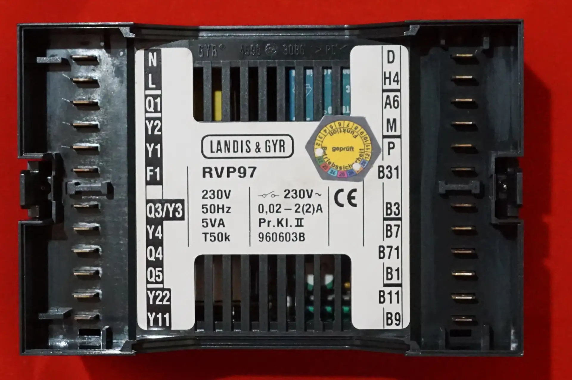 Landis & Gyr RVP 97 Digitaler Fernheizungsregler – Ansicht 9