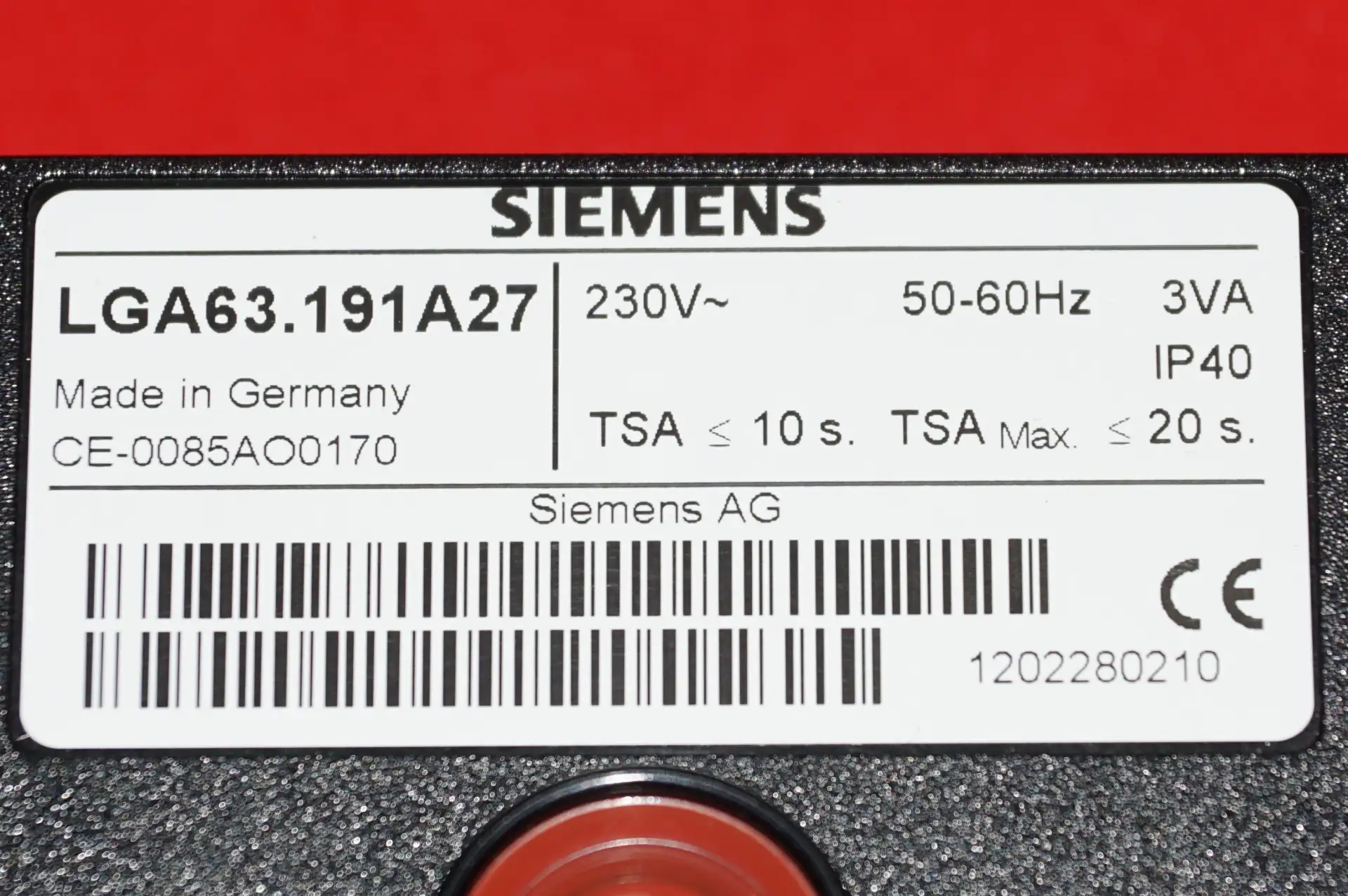 Landis & Gyr Siemens Gas – Feuerungsautomat LGA 63 – Ansicht 3
