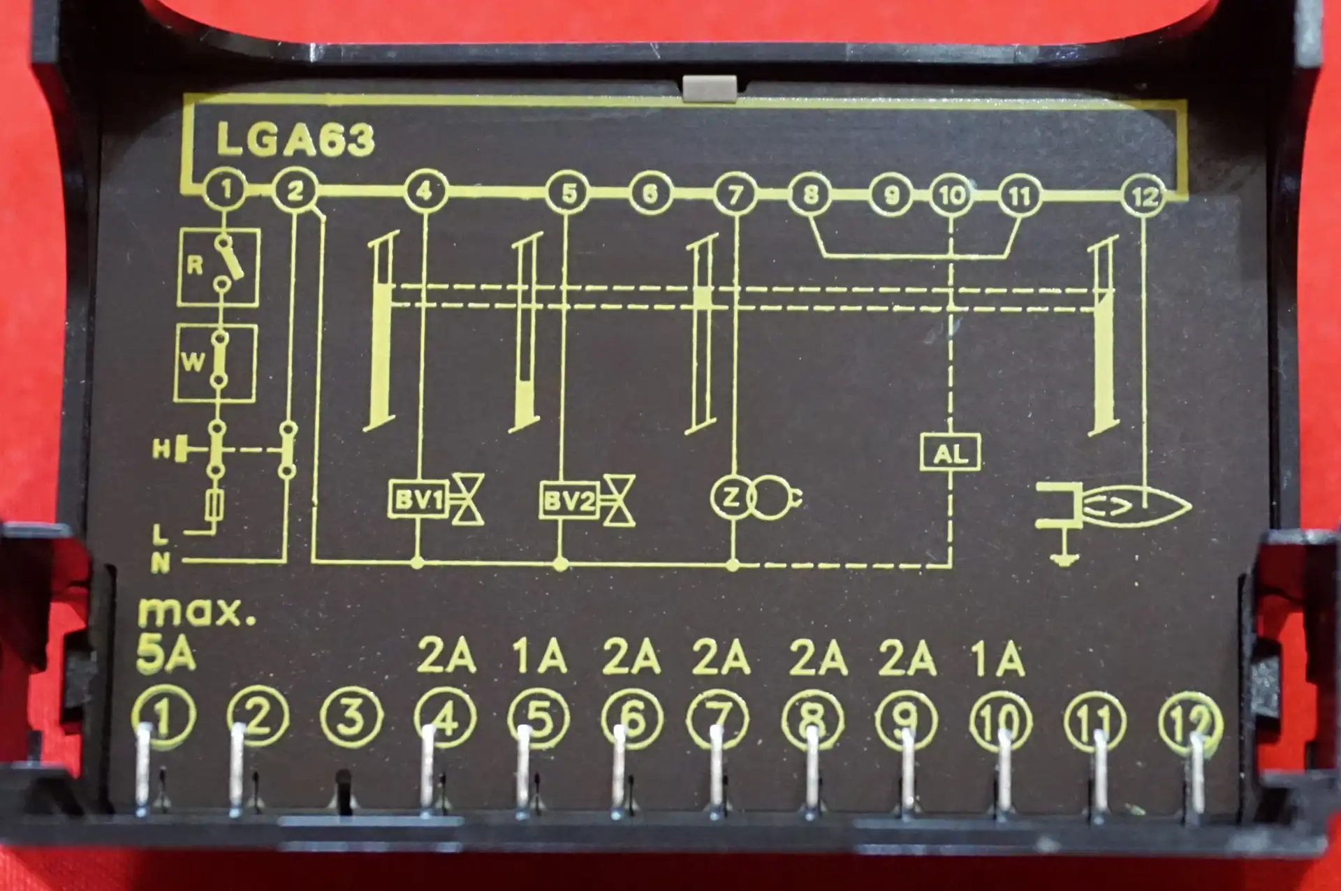 Landis & Gyr Siemens Gas – Feuerungsautomat LGA 63 – Ansicht 5