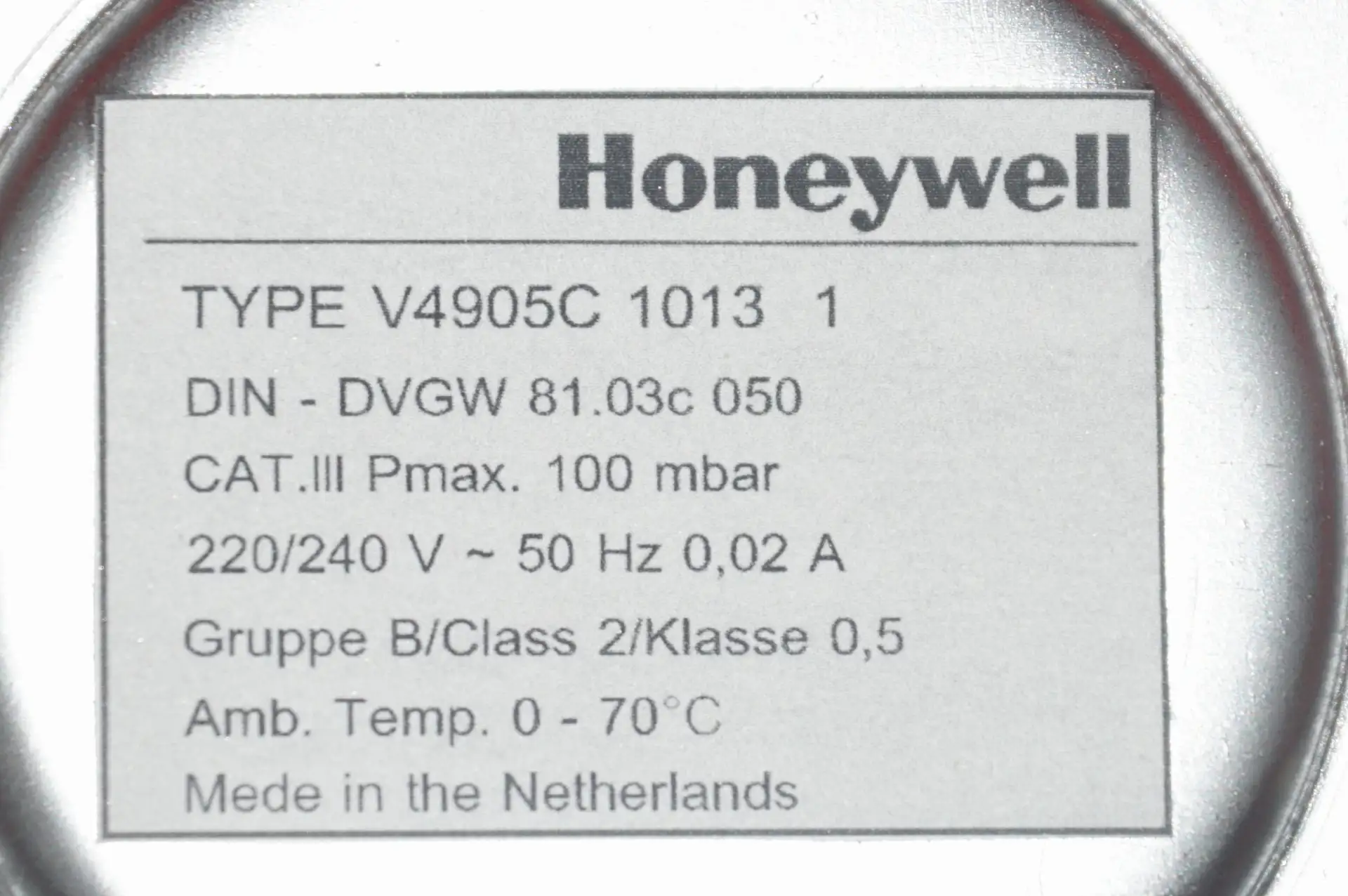 Honeywell Gaskombiregler V 4905C  1013 1 – Ansicht 5