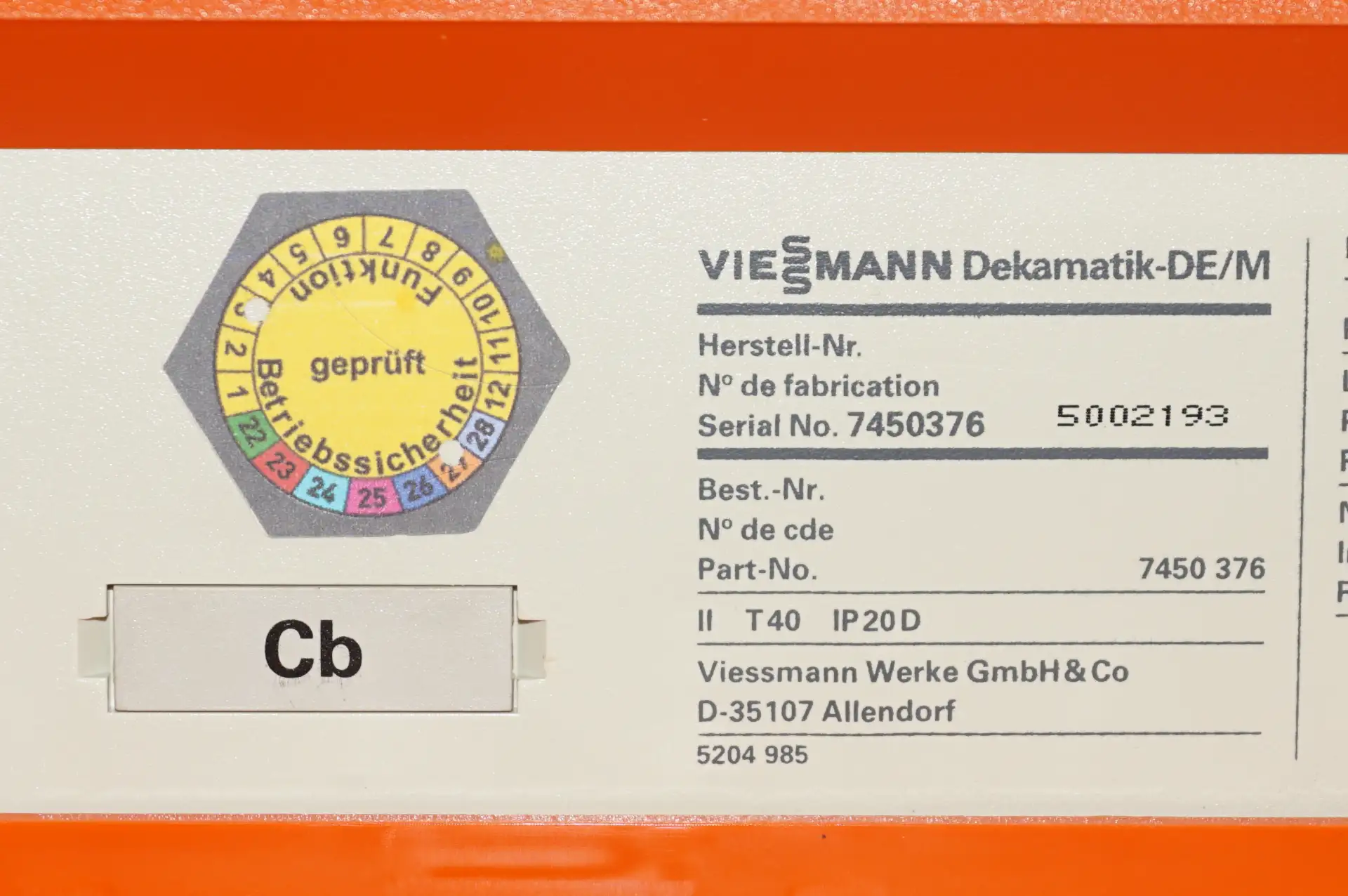 Viessmann Dekamatik DE/M 7450376 mit Comfortrol – Ansicht 3