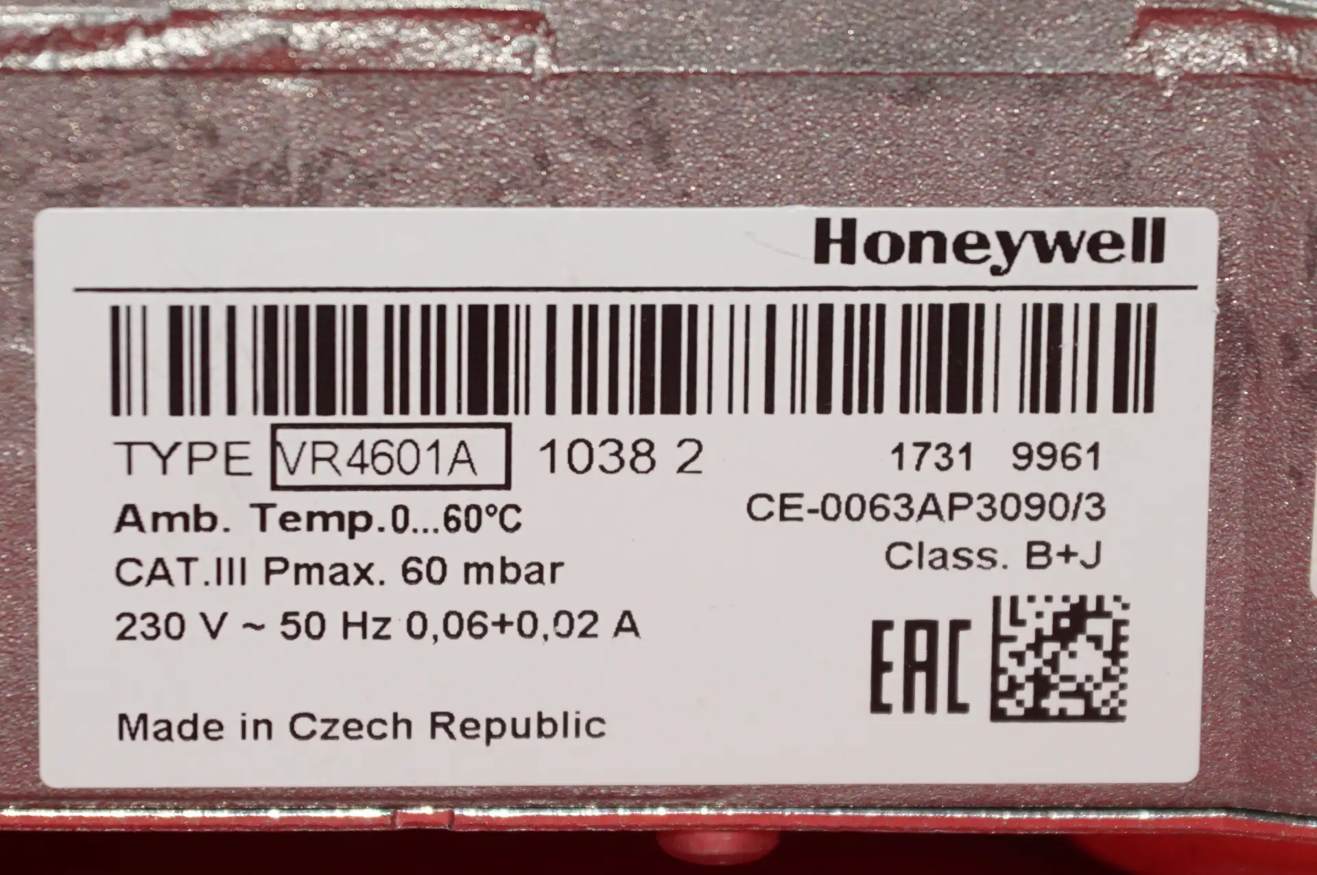 Honeywell Resideo Gaskombiregler VR4601A 1038 UNBENUTZT – Ansicht 4