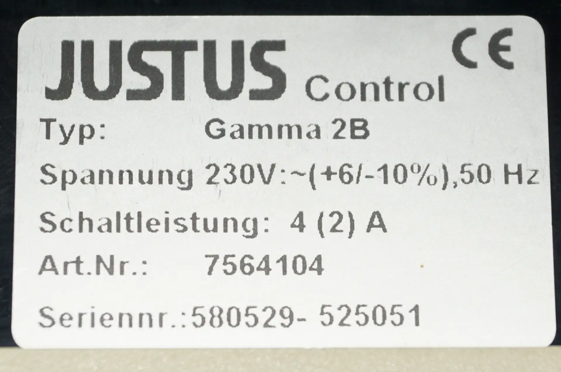 EBV / Justus Heizungsregelung Control Gamma 2B – Ansicht 6
