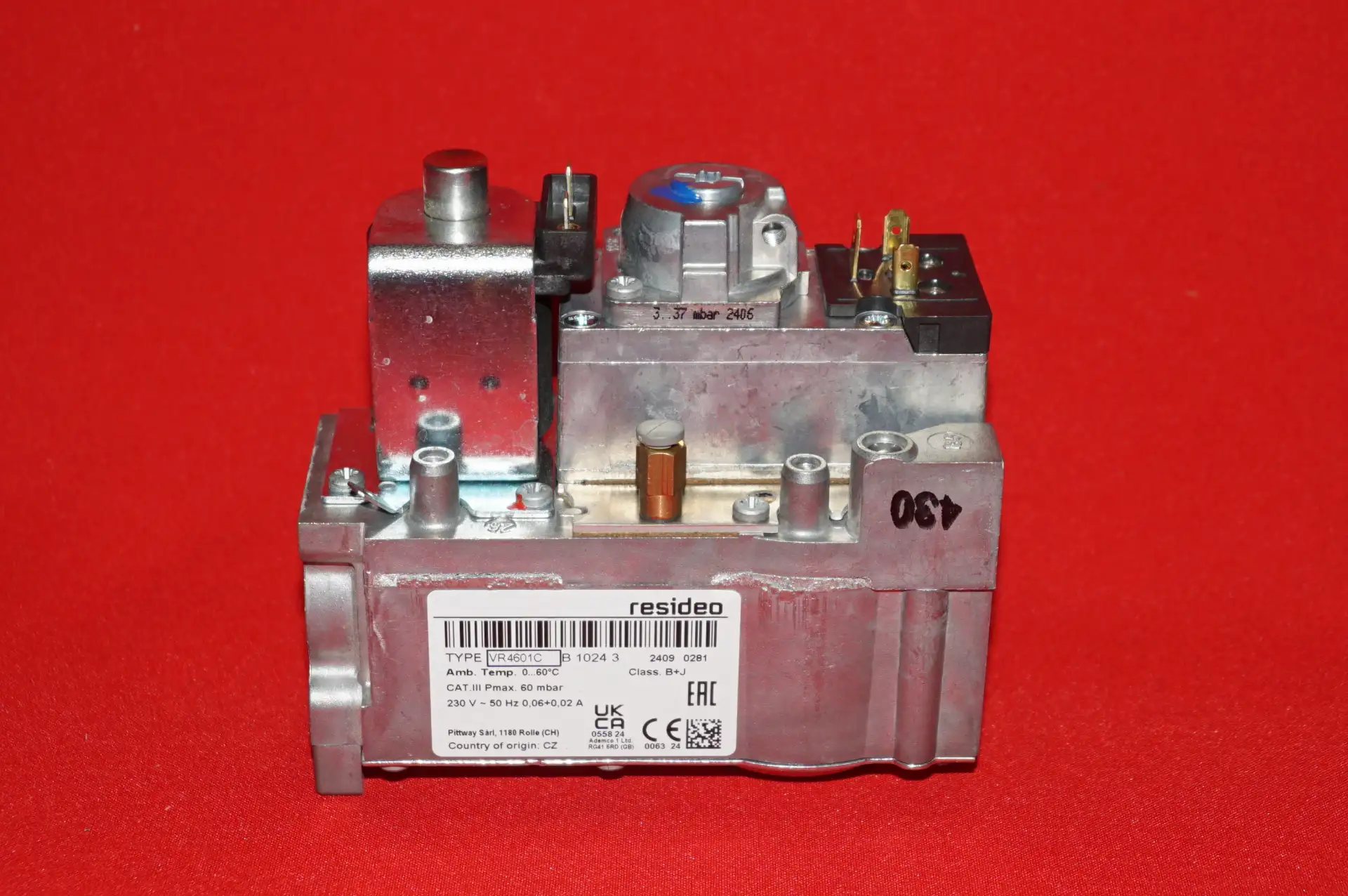 Honeywell / Resiseo Gaskombiregler VR4601C  NEU + UNBENUTZT – Produktansicht
