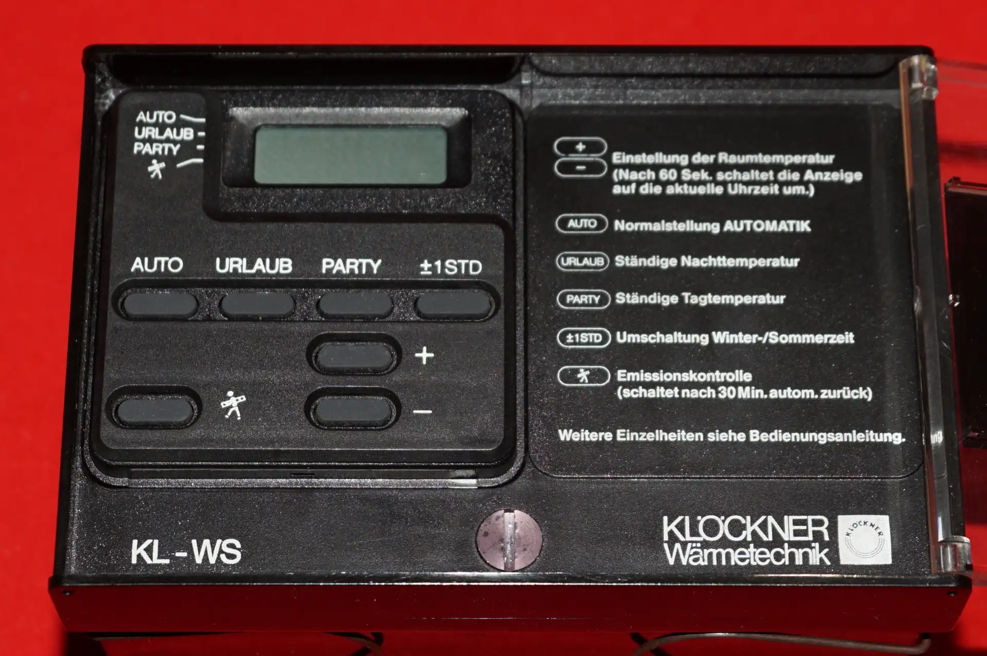 Klöckner KL-WS  WSB  Heizungsregler digital – Ansicht 5