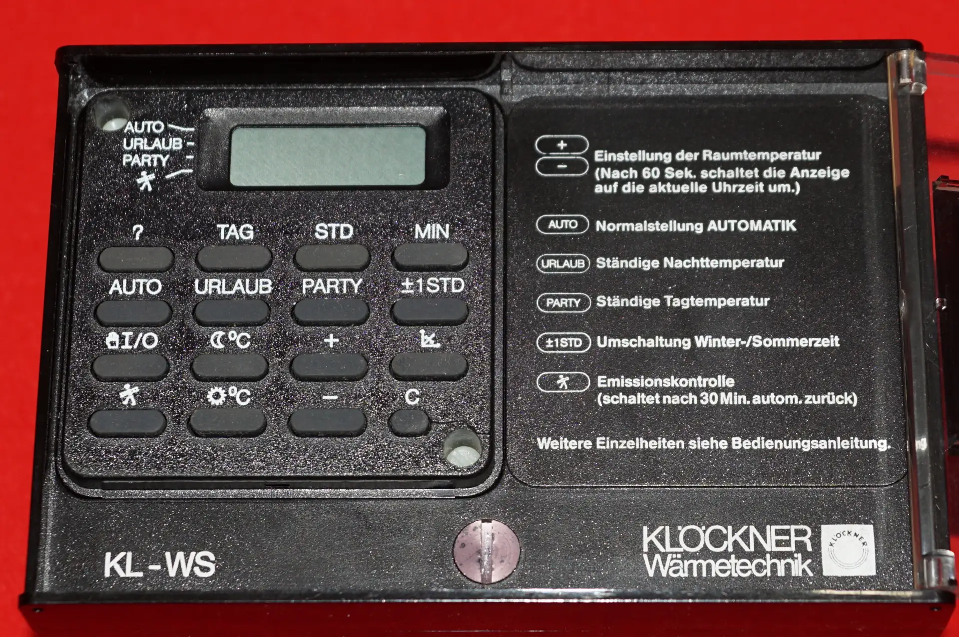 Klöckner KL-WS  WSB  Heizungsregler digital – Ansicht 6