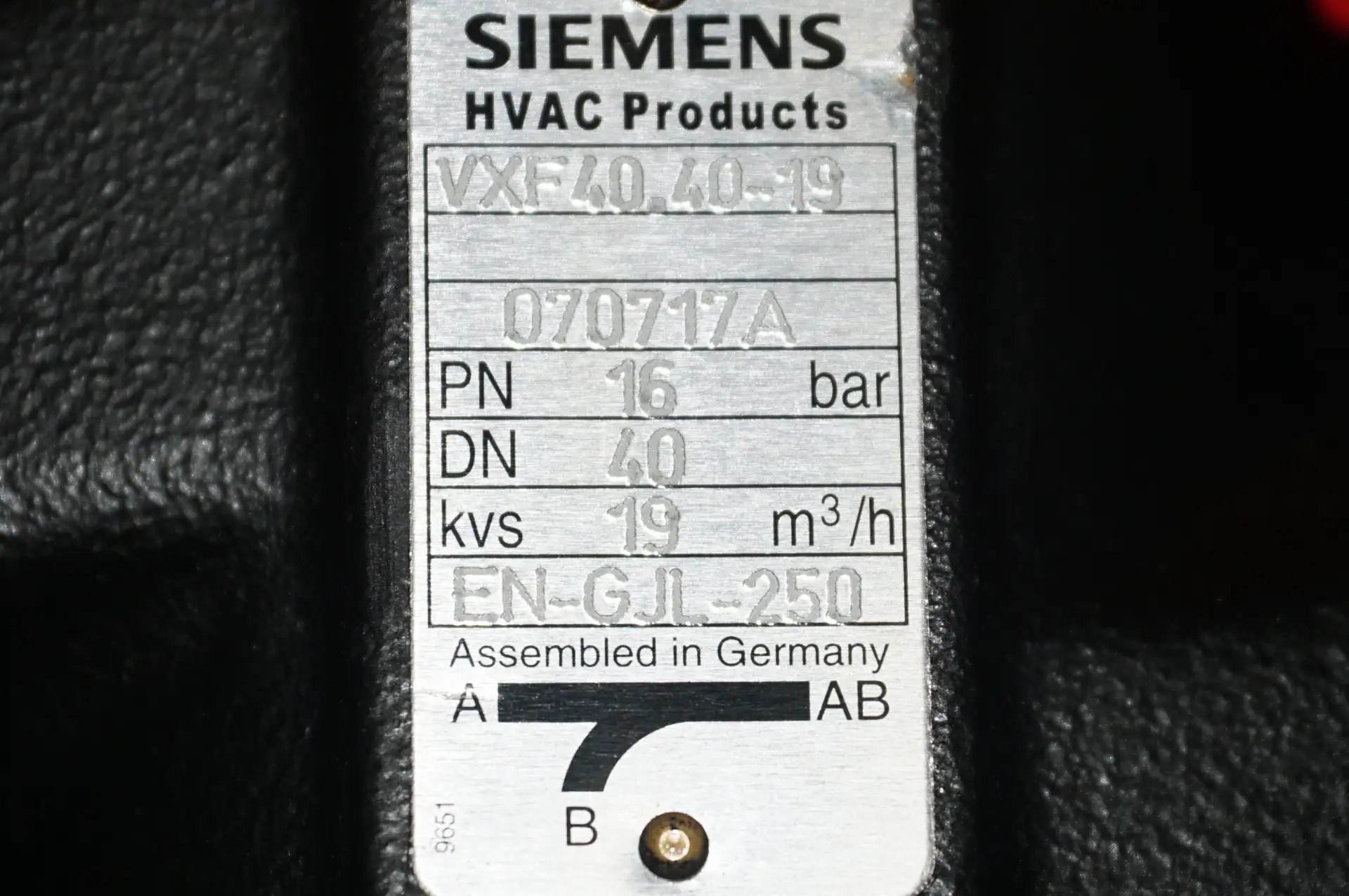 Siemens VXF 40.40-19 Dreiwegventil inkl. Stellmotor SAX 61.03 – Ansicht 11